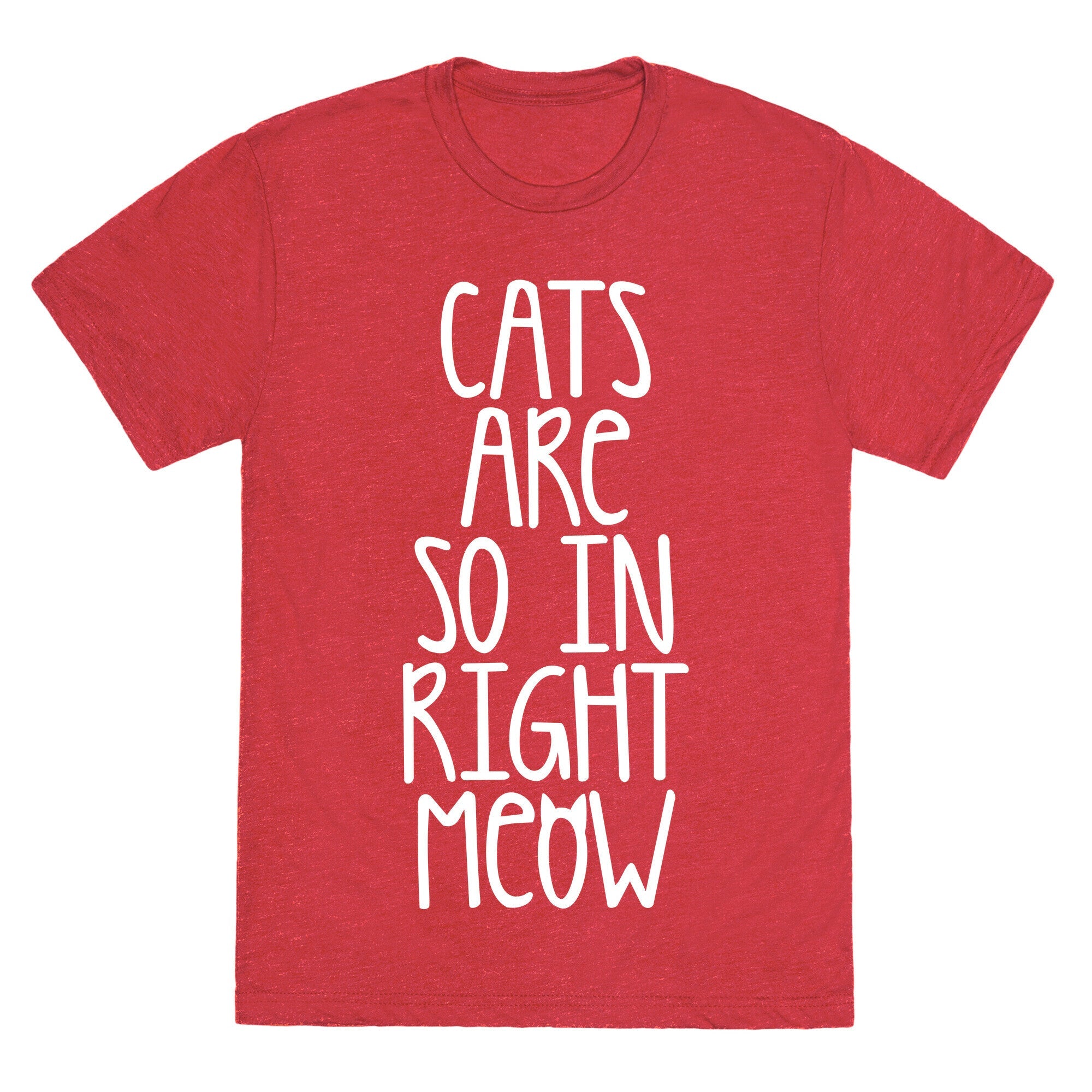 Cats Are So In Right Meow Unisex Triblend Tee Hoodie, Sweatshirt | CoreVibeTees.com (Image 4)
