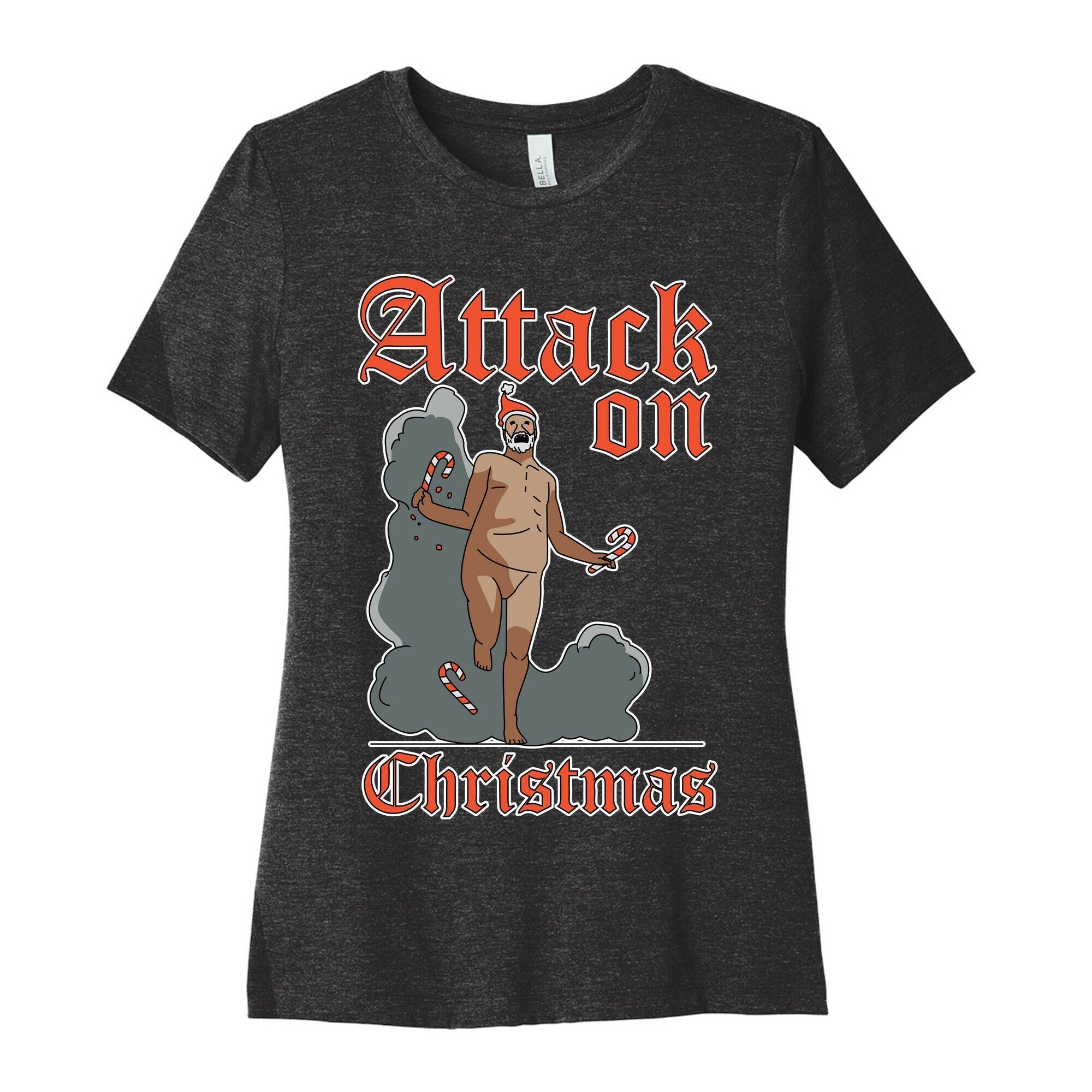 Attack On Christmas Women's Cotton Tee Hoodie, Sweatshirt | CoreVibeTees.com (Image 1)