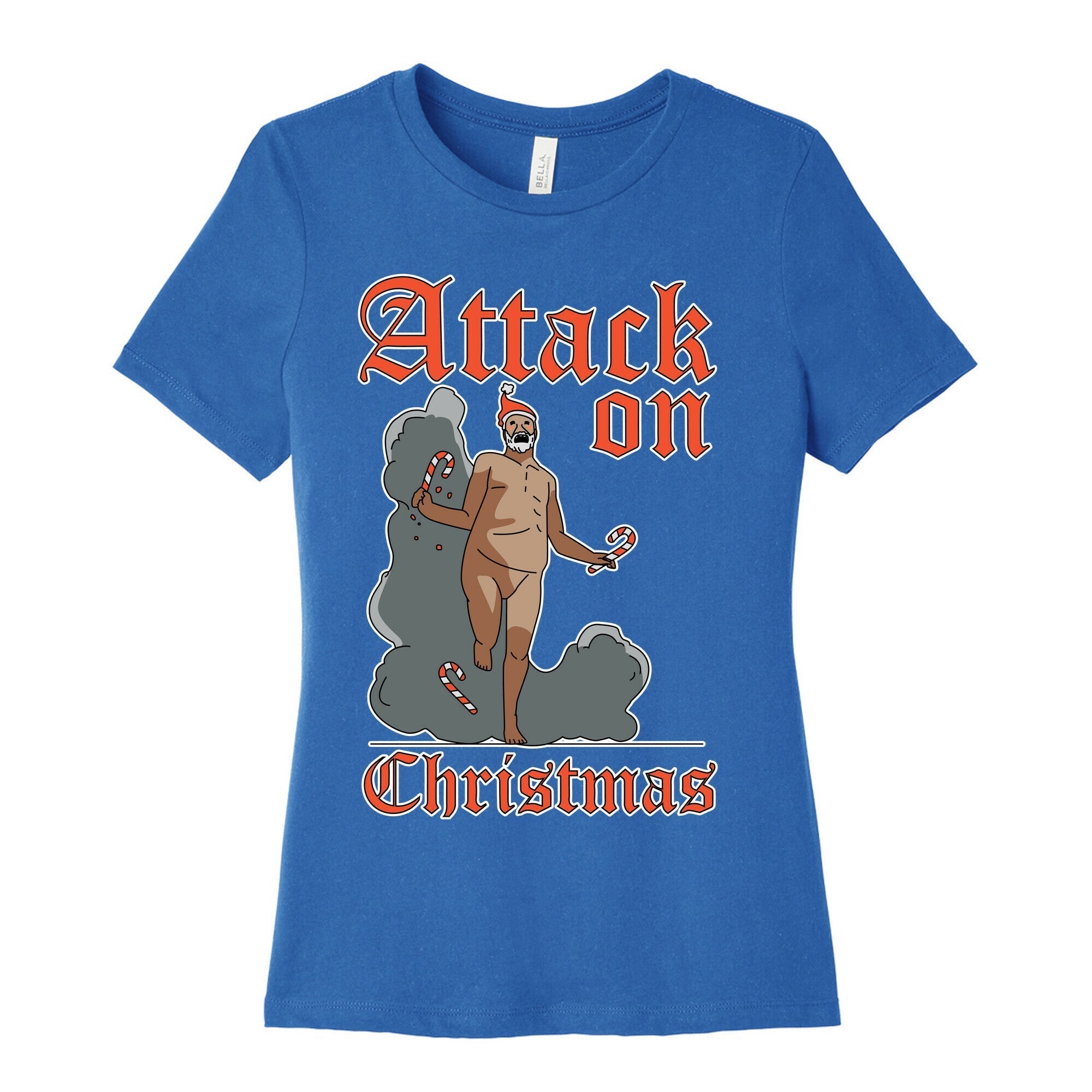 Attack On Christmas Women's Cotton Tee Hoodie, Sweatshirt | CoreVibeTees.com (Image 3)
