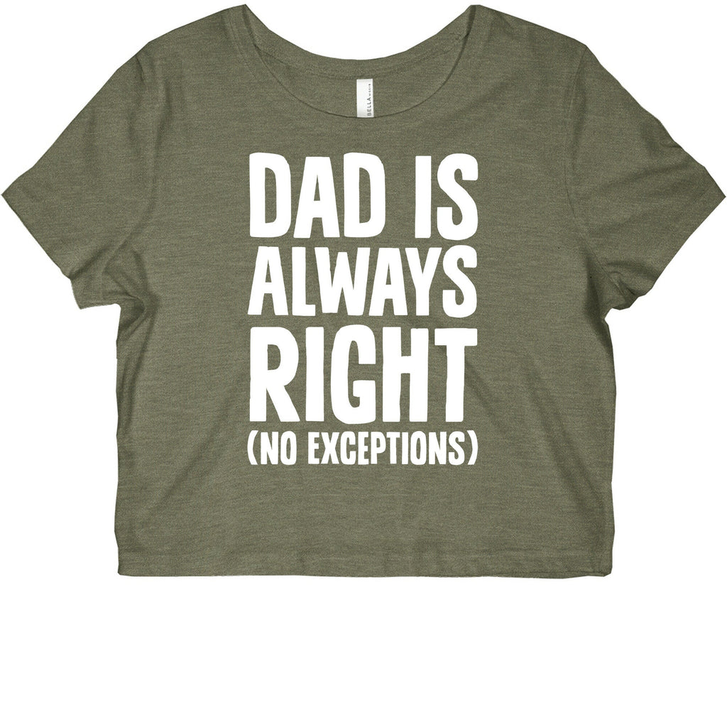 Dad Is Always Right (No Exceptions) Graphic Baby Tee Style001 Hoodie, Sweatshirt | CoreVibeTees.com (Image 2)