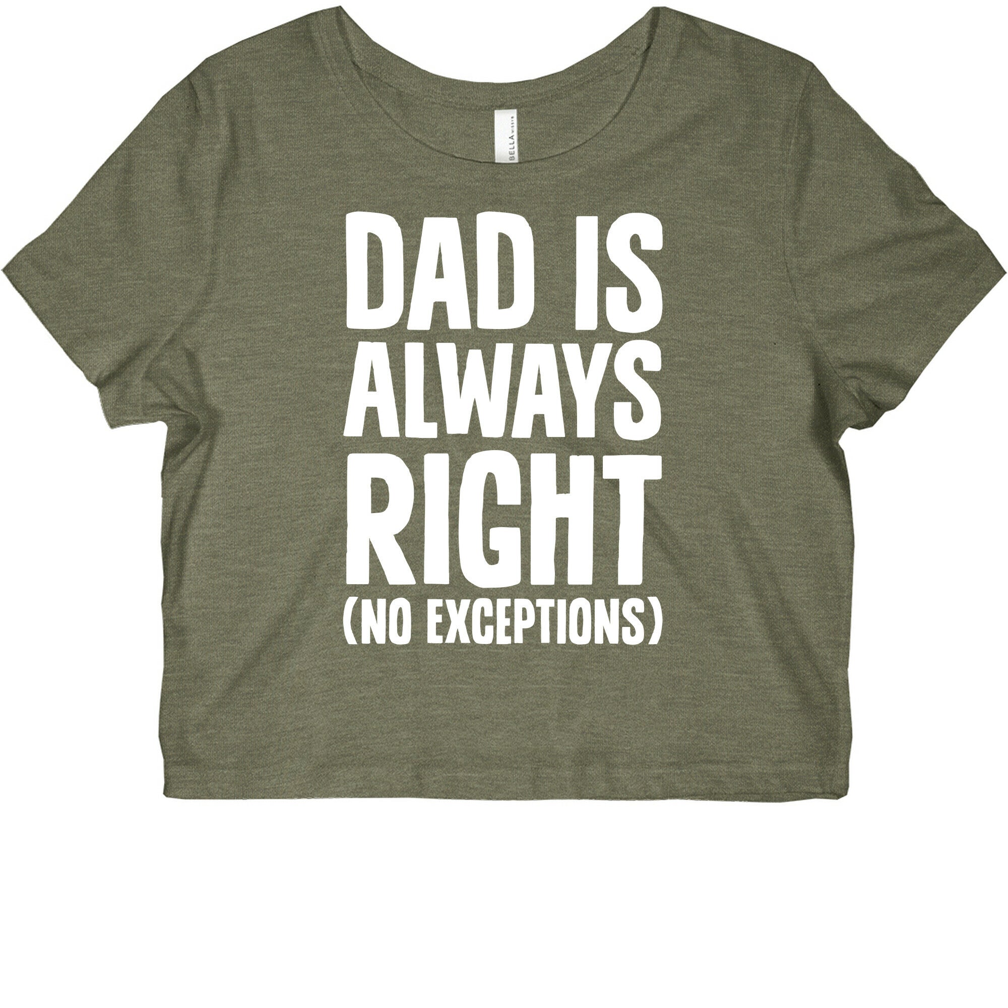Dad Is Always Right (No Exceptions) Graphic Baby Tee Style001 Hoodie, Sweatshirt | CoreVibeTees.com (Image 2)