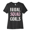 Bridal Squad Goals White Print Women's Cotton Tee Hoodie, Sweatshirt | CoreVibeTees.com (Image 1)