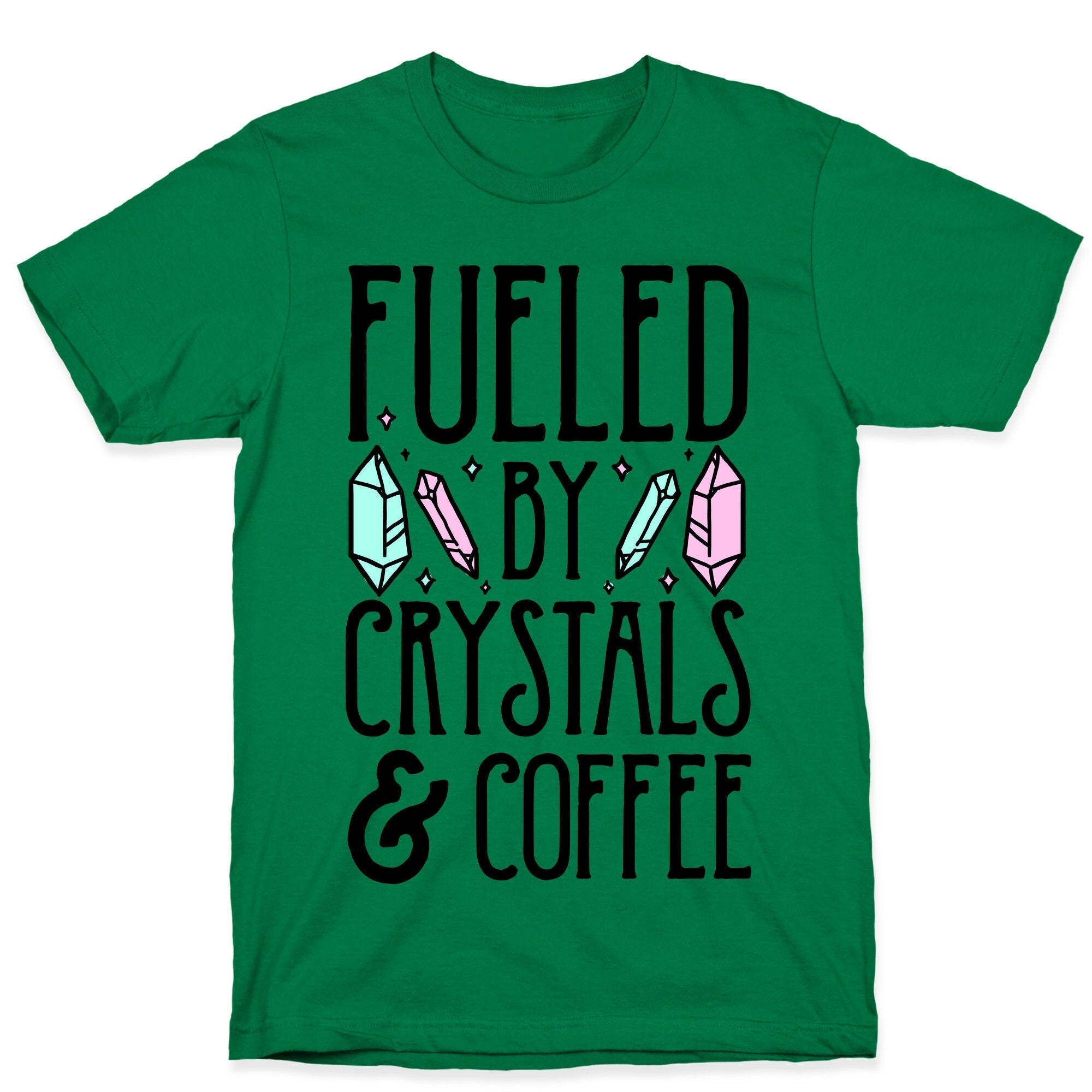 Fueled By Crystals & Coffee T-Shirt Hoodie, Sweatshirt | CoreVibeTees.com (Image 4)