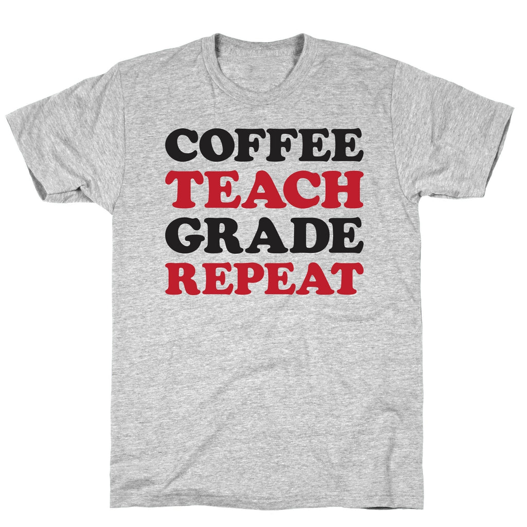Coffee Teach Grade Repeat T-Shirt Hoodie, Sweatshirt | CoreVibeTees.com (Image 3)