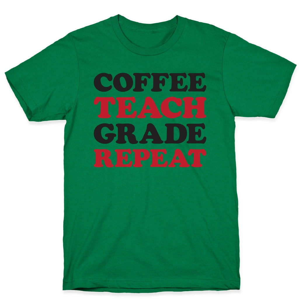 Coffee Teach Grade Repeat T-Shirt Hoodie, Sweatshirt | CoreVibeTees.com (Image 4)