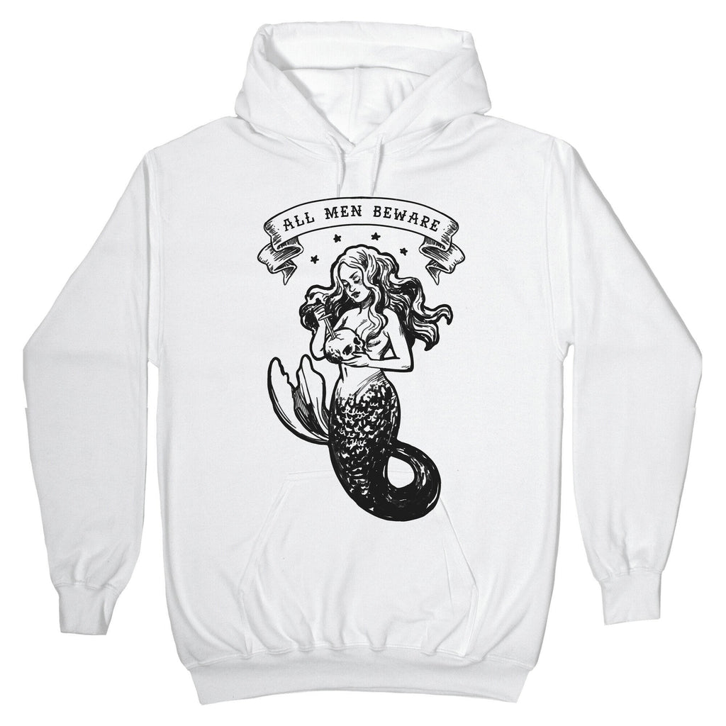 All Men Beware Vintage Mermaid Hoodie T-Shirts, Sweatshirt | CoreVibeTees.com