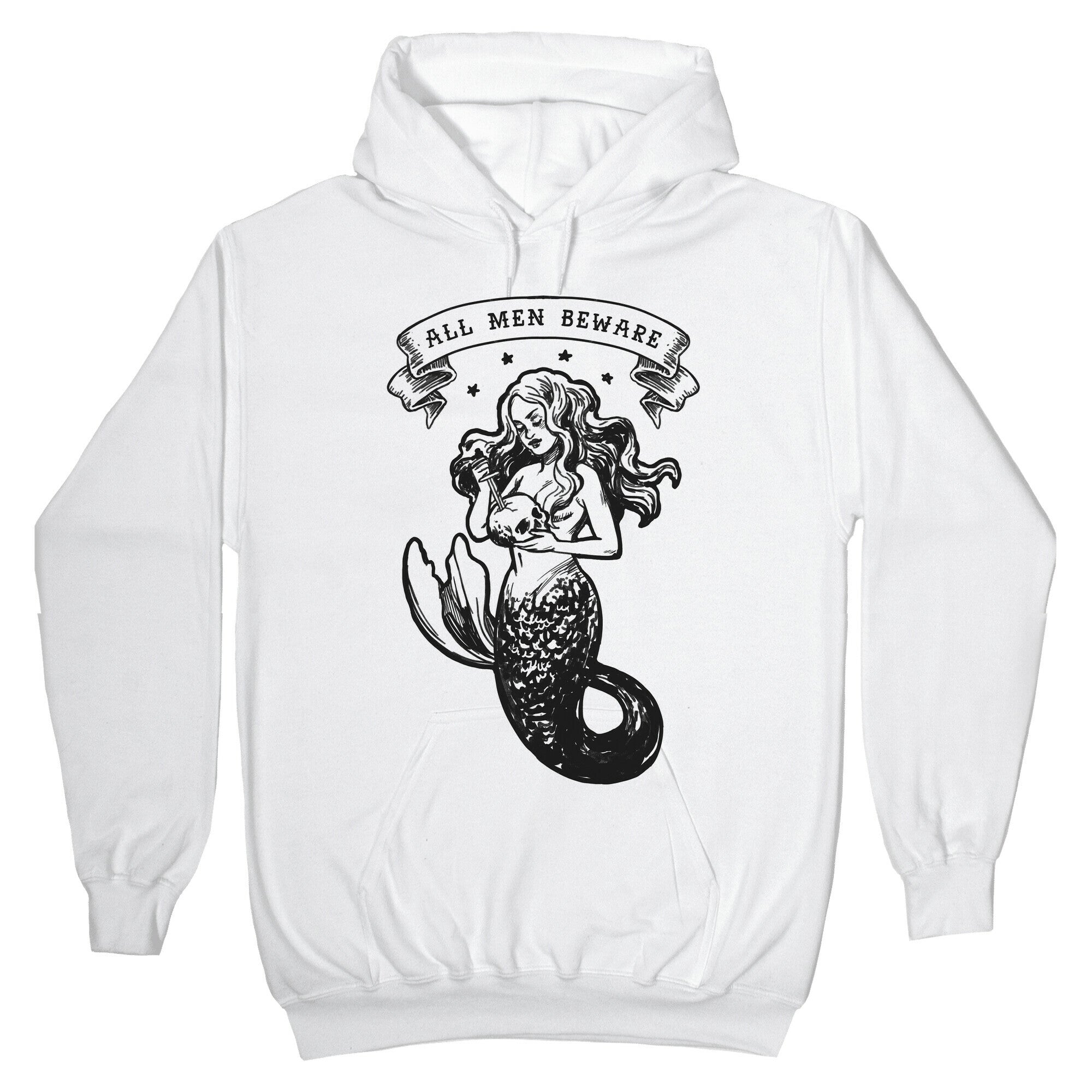 All Men Beware Vintage Mermaid Hoodie T-Shirts, Sweatshirt | CoreVibeTees.com