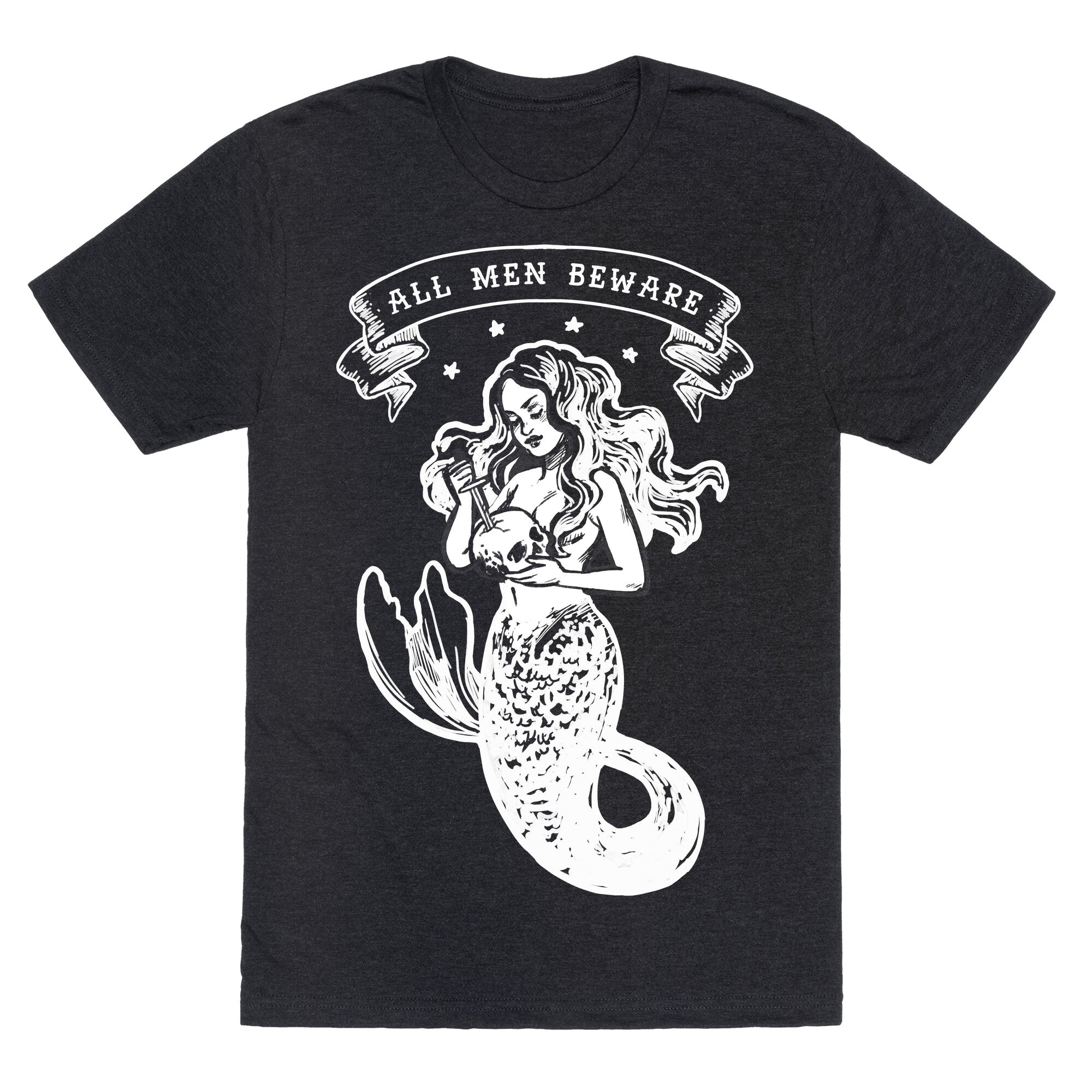 All Men Beware Vintage Mermaid Unisex Triblend Tee Style001 Hoodie, Sweatshirt | CoreVibeTees.com (Image 1)