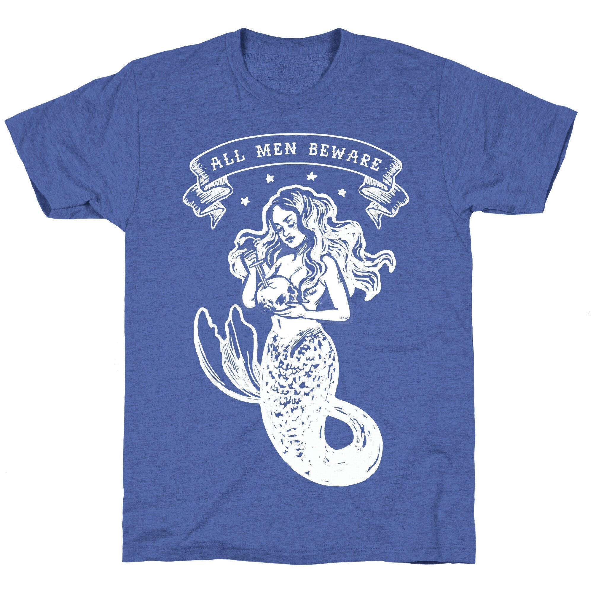 All Men Beware Vintage Mermaid Unisex Triblend Tee Style001 Hoodie, Sweatshirt | CoreVibeTees.com (Image 5)