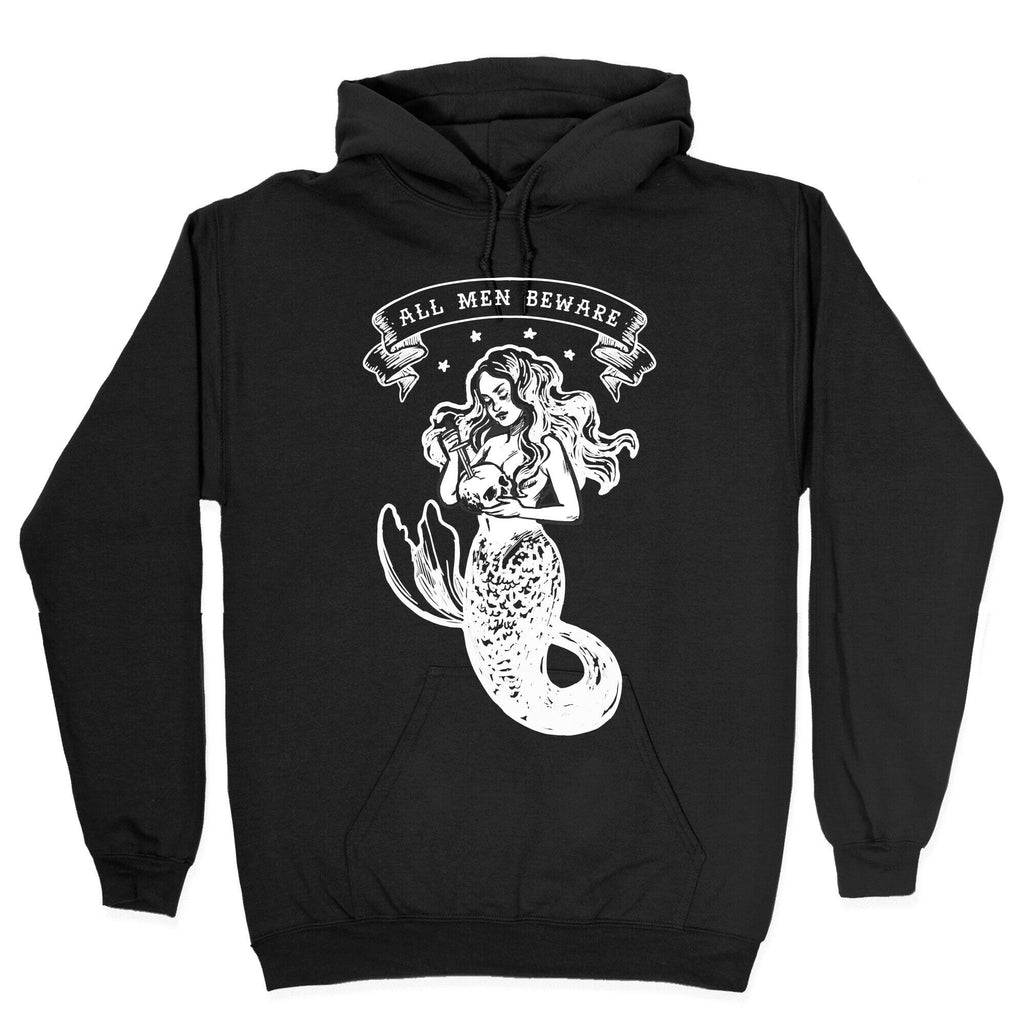 All Men Beware Vintage Mermaid Hoodie Style001 T-Shirts, Sweatshirt | CoreVibeTees.com (Image 2)