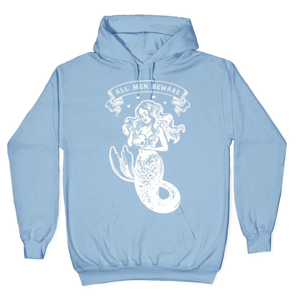 All Men Beware Vintage Mermaid Hoodie Style001 T-Shirts, Sweatshirt | CoreVibeTees.com (Image 4)