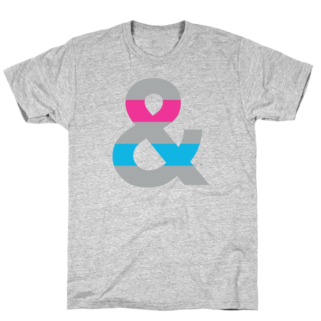 Androgynous Ampersand T-Shirt Hoodie, Sweatshirt | CoreVibeTees.com (Image 2)