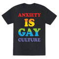 Anxiety Is Gay Culture Unisex Triblend Tee Hoodie, Sweatshirt | CoreVibeTees.com (Image 1)