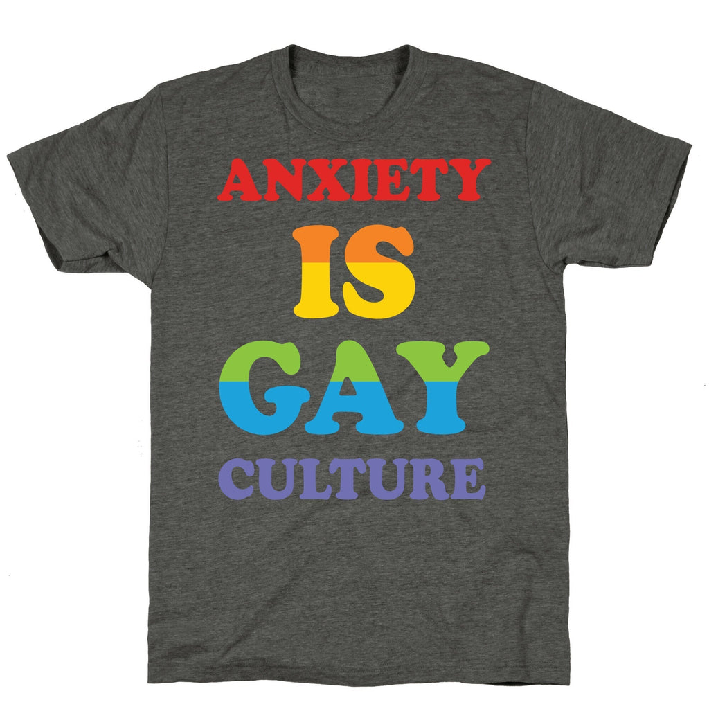 Anxiety Is Gay Culture Unisex Triblend Tee Hoodie, Sweatshirt | CoreVibeTees.com (Image 3)
