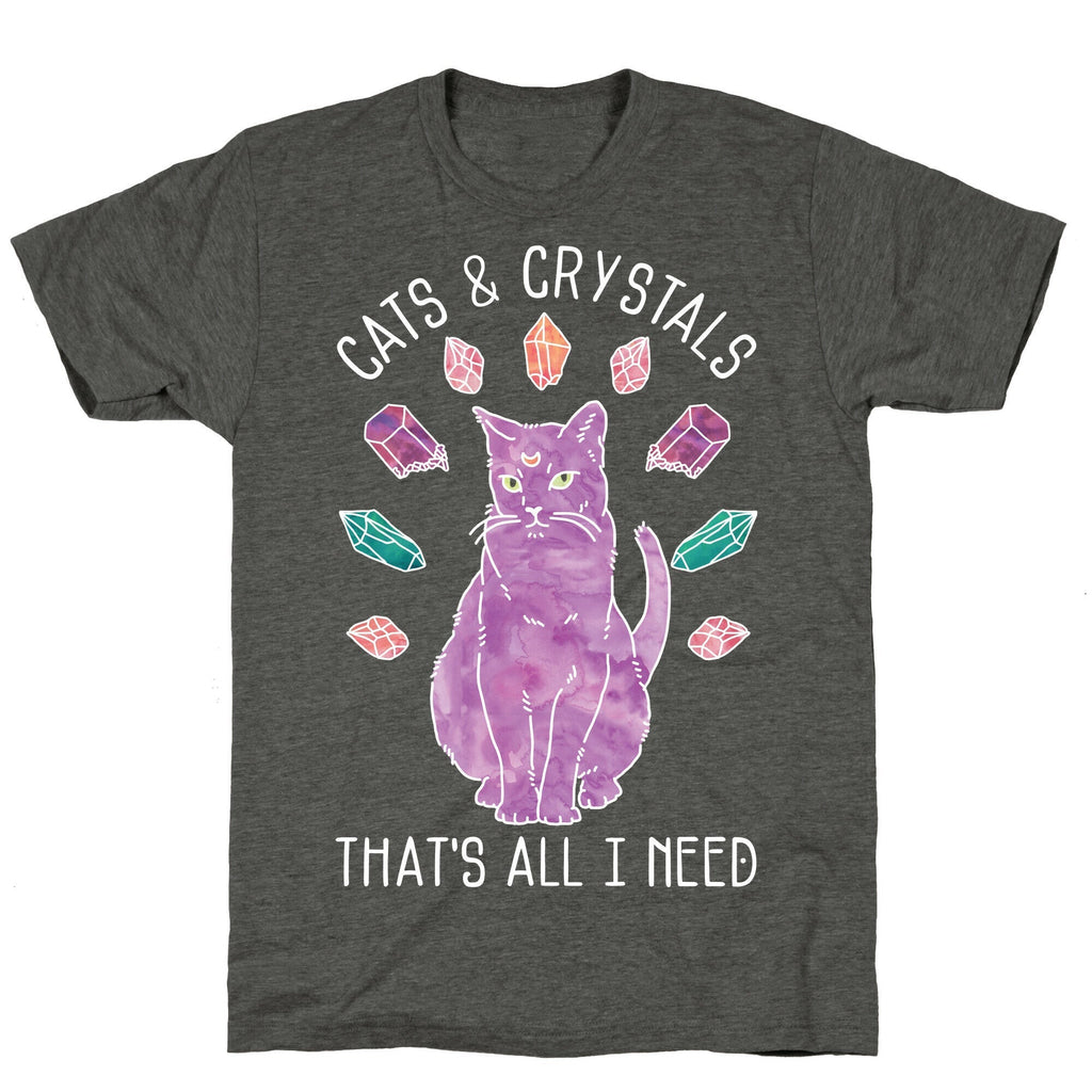 Cats and Crystals Unisex Triblend Tee Style001 Hoodie, Sweatshirt | CoreVibeTees.com (Image 3)
