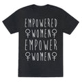 Empowered Women Empower Women White Print Unisex Triblend Tee Hoodie, Sweatshirt | CoreVibeTees.com (Image 1)