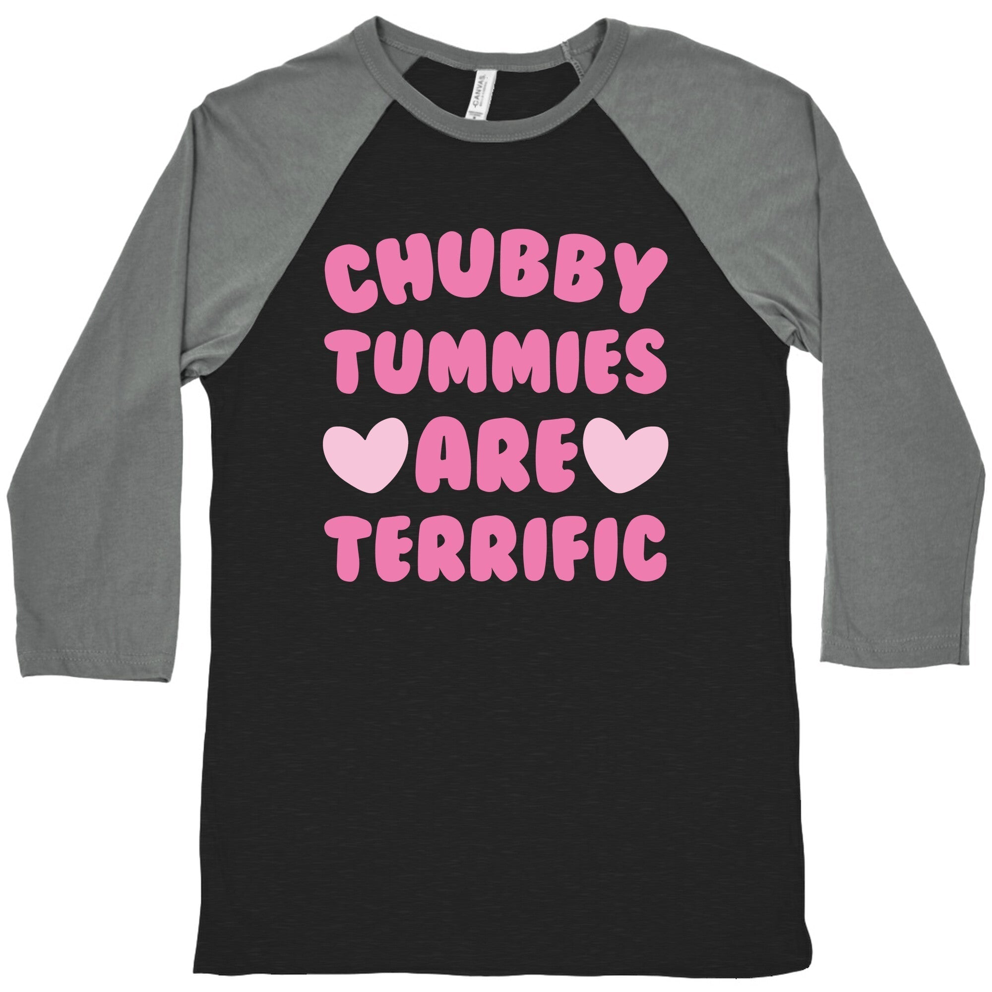 Chubby Tummies Are Terrific Baseball Tee Hoodie, Sweatshirt | CoreVibeTees.com (Image 3)