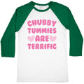 Chubby Tummies Are Terrific Baseball Tee Hoodie, Sweatshirt | CoreVibeTees.com (Image 1)