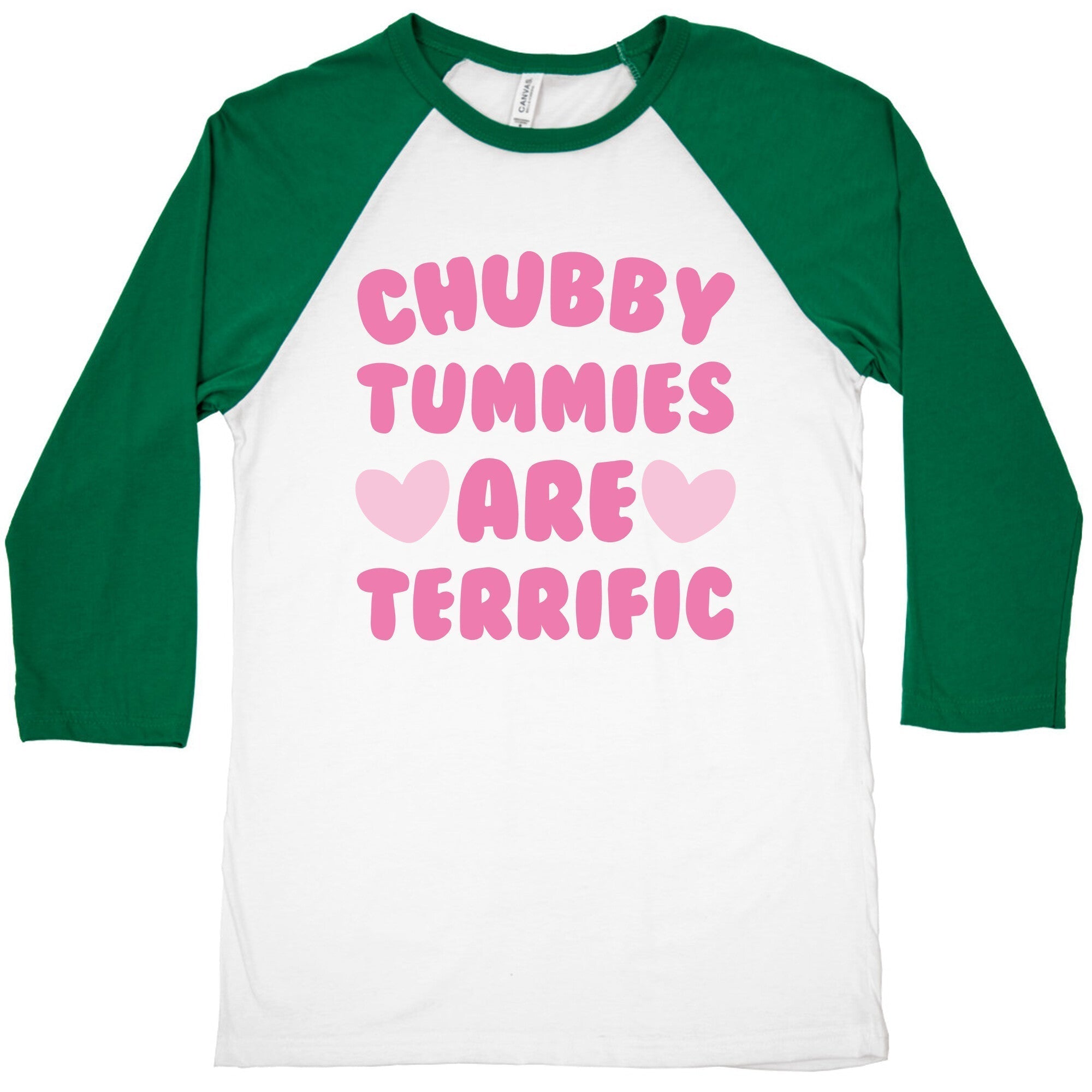 Chubby Tummies Are Terrific Baseball Tee Hoodie, Sweatshirt | CoreVibeTees.com (Image 1)