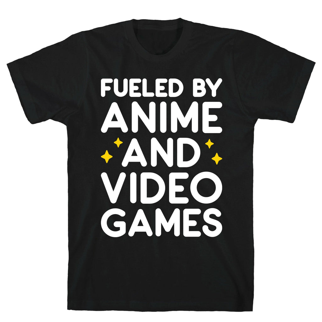 Fueled By Anime And Video Games T-Shirt Style001 Hoodie, Sweatshirt | CoreVibeTees.com (Image 1)