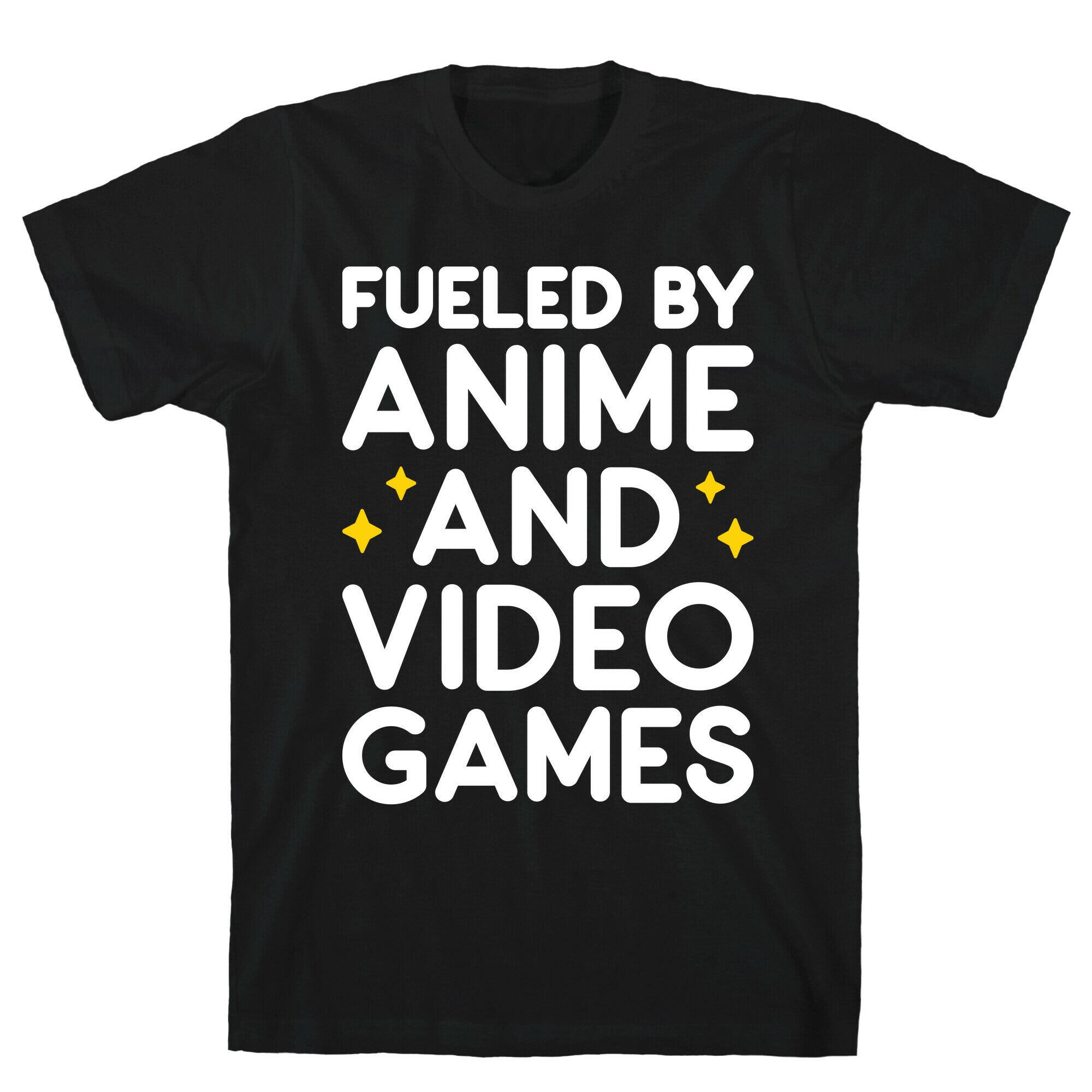 Fueled By Anime And Video Games T-Shirt Style001 Hoodie, Sweatshirt | CoreVibeTees.com (Image 1)