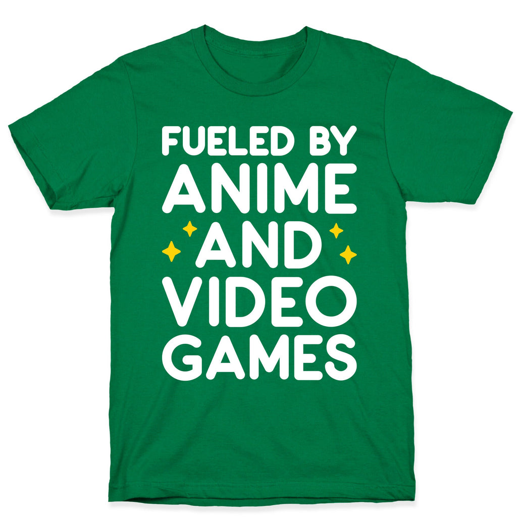 Fueled By Anime And Video Games T-Shirt Style001 Hoodie, Sweatshirt | CoreVibeTees.com (Image 3)