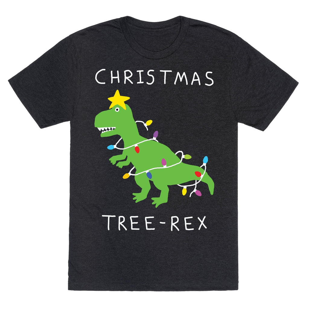 Christmas Tree Rex Unisex Triblend Tee Hoodie, Sweatshirt | CoreVibeTees.com (Image 1)