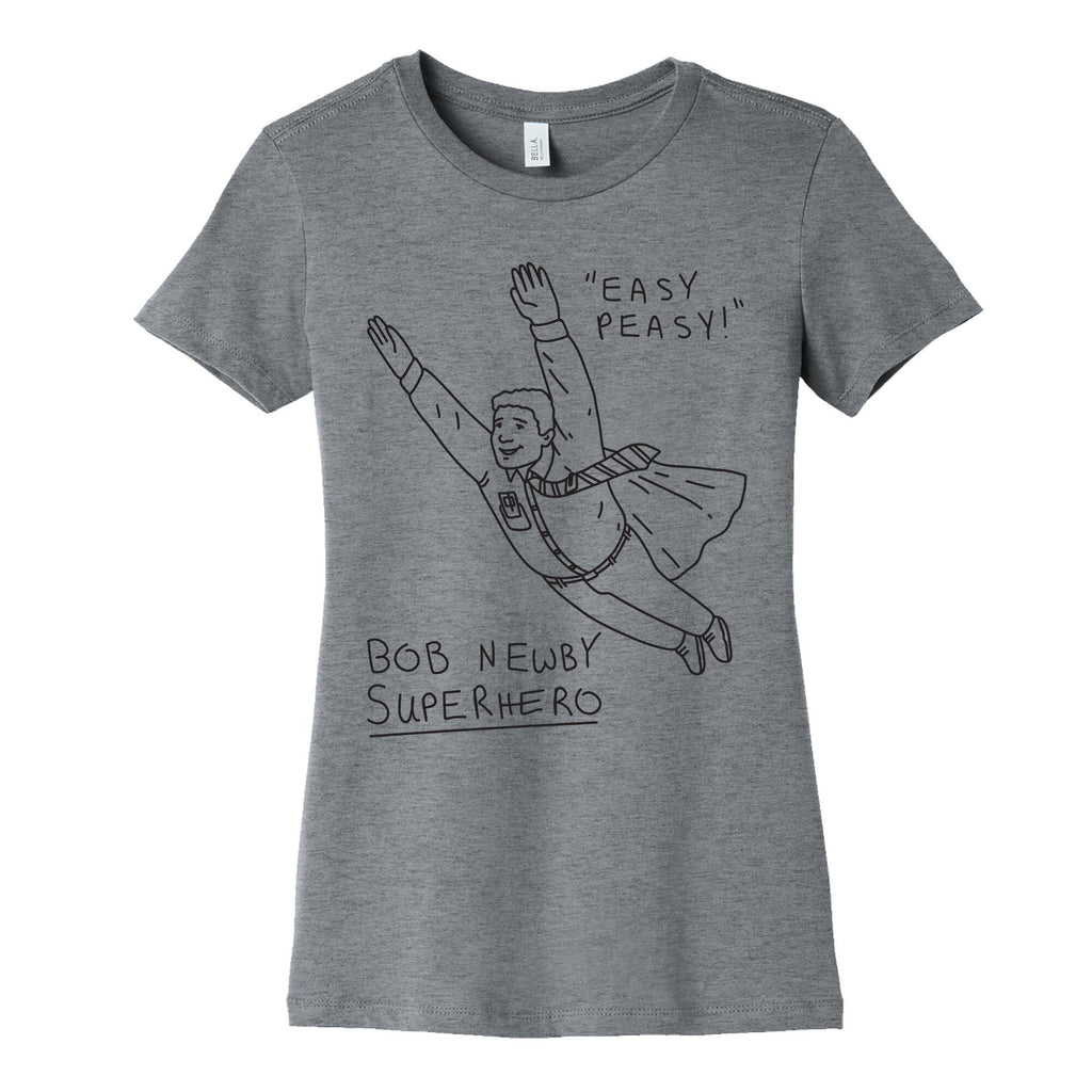 Bob Newby Superhero Women's Cotton Tee Hoodie, Sweatshirt | CoreVibeTees.com (Image 2)