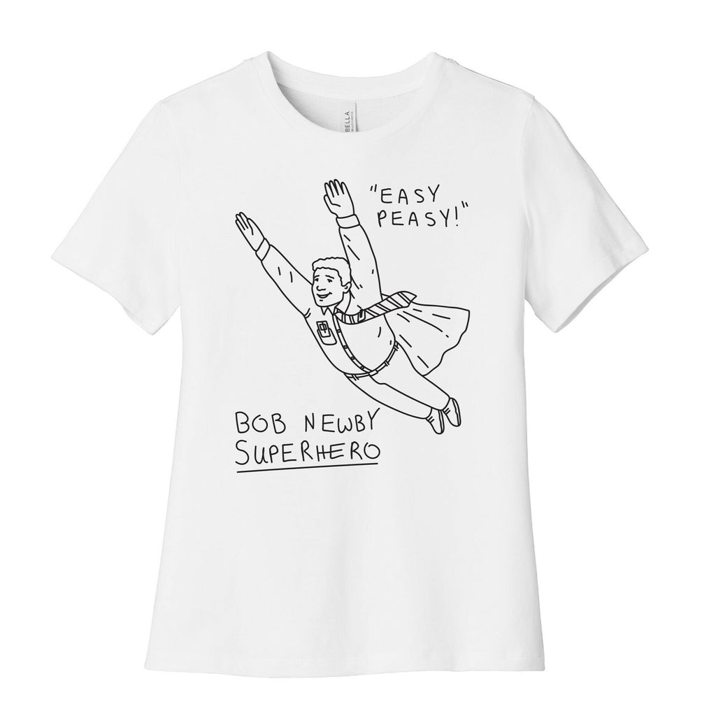 Bob Newby Superhero Women's Cotton Tee Hoodie, Sweatshirt | CoreVibeTees.com (Image 1)