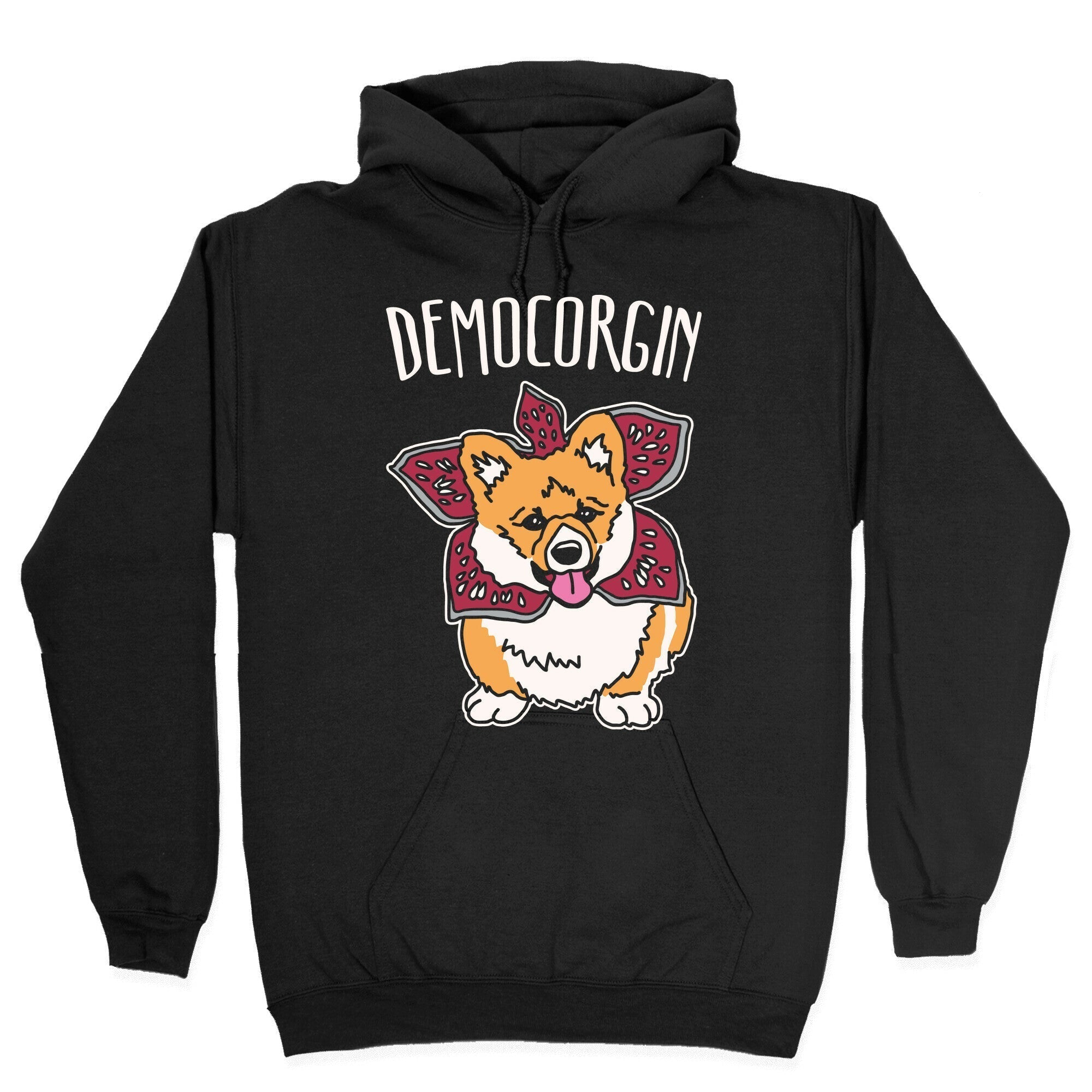 Democorgin Parody White Print Hoodie T-Shirts, Sweatshirt | CoreVibeTees.com (Image 2)