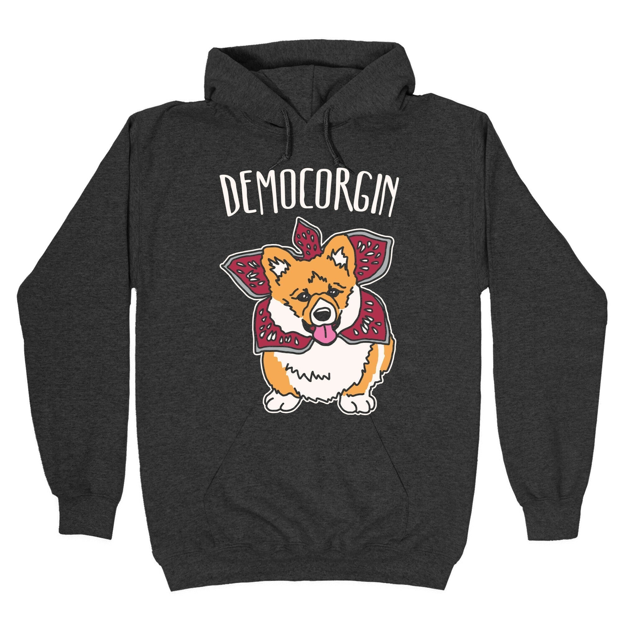Democorgin Parody White Print Hoodie T-Shirts, Sweatshirt | CoreVibeTees.com (Image 3)