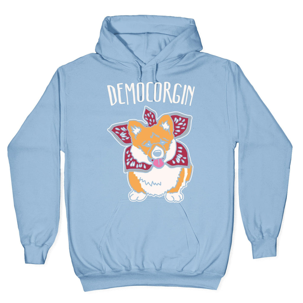 Democorgin Parody White Print Hoodie T-Shirts, Sweatshirt | CoreVibeTees.com (Image 4)
