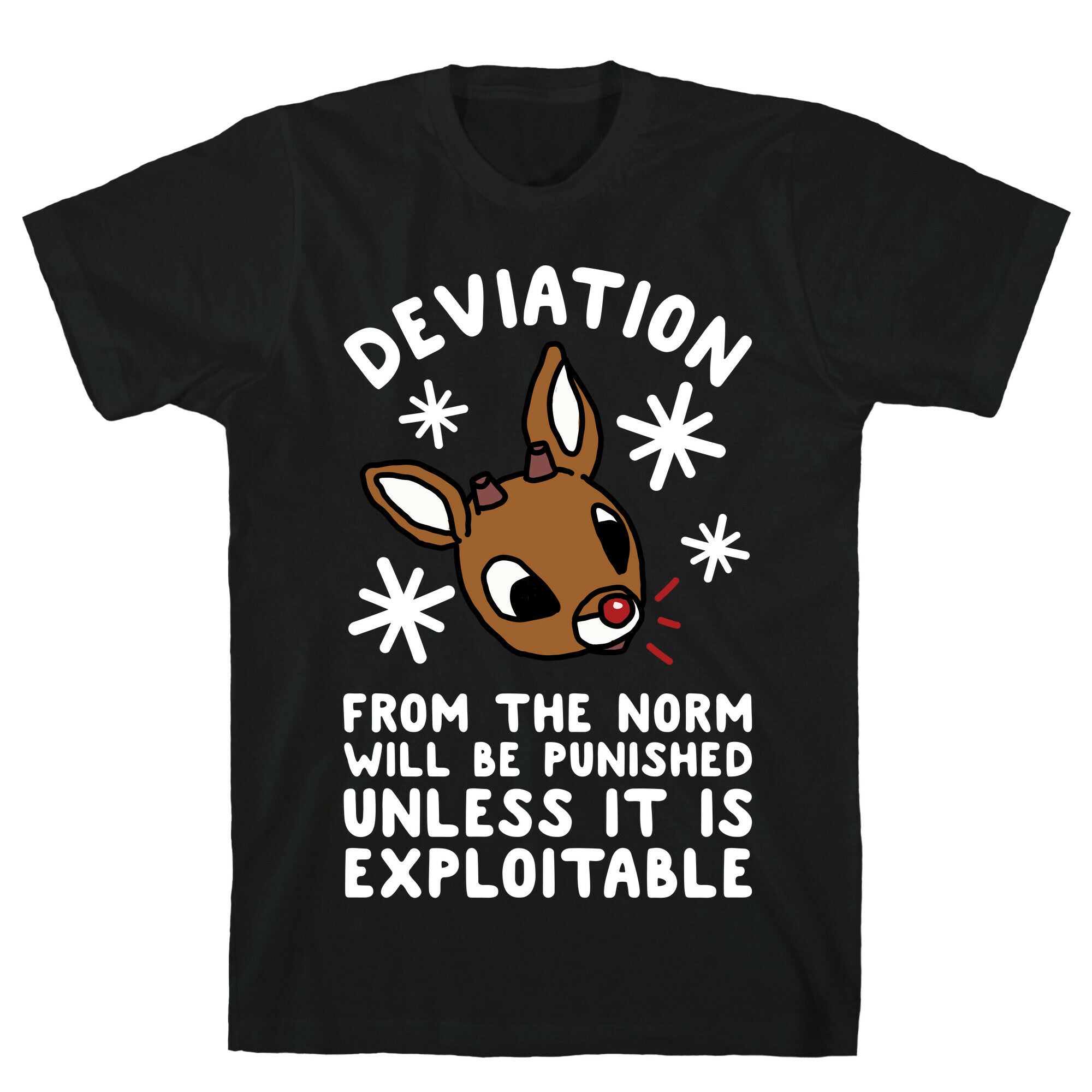 Deviation Rudolf T-Shirt Hoodie, Sweatshirt | CoreVibeTees.com (Image 1)