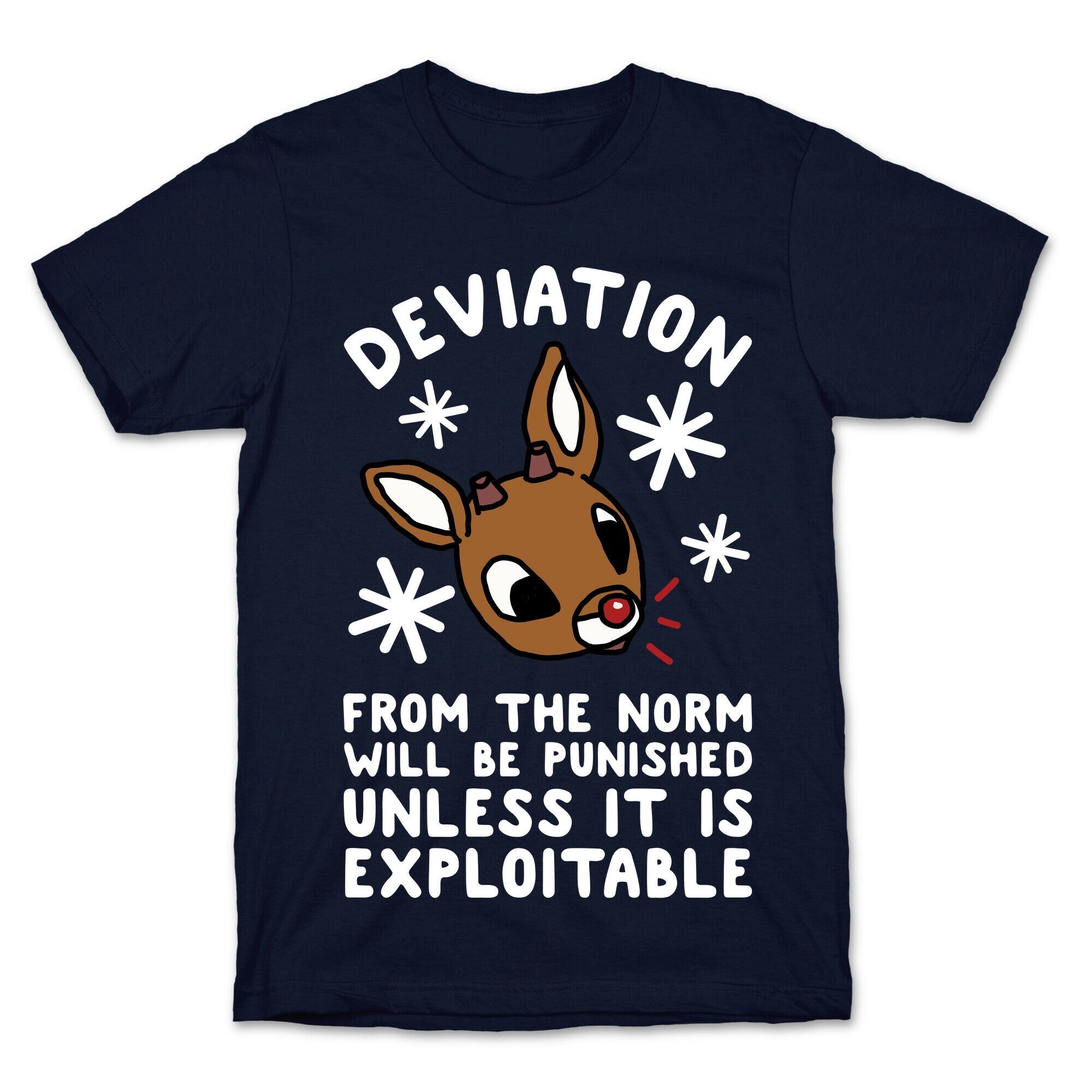 Deviation Rudolf T-Shirt Hoodie, Sweatshirt | CoreVibeTees.com (Image 4)