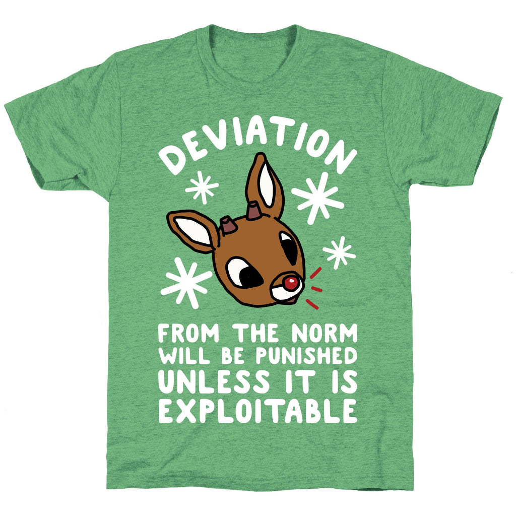 Deviation Rudolf Unisex Triblend Tee Hoodie, Sweatshirt | CoreVibeTees.com (Image 2)