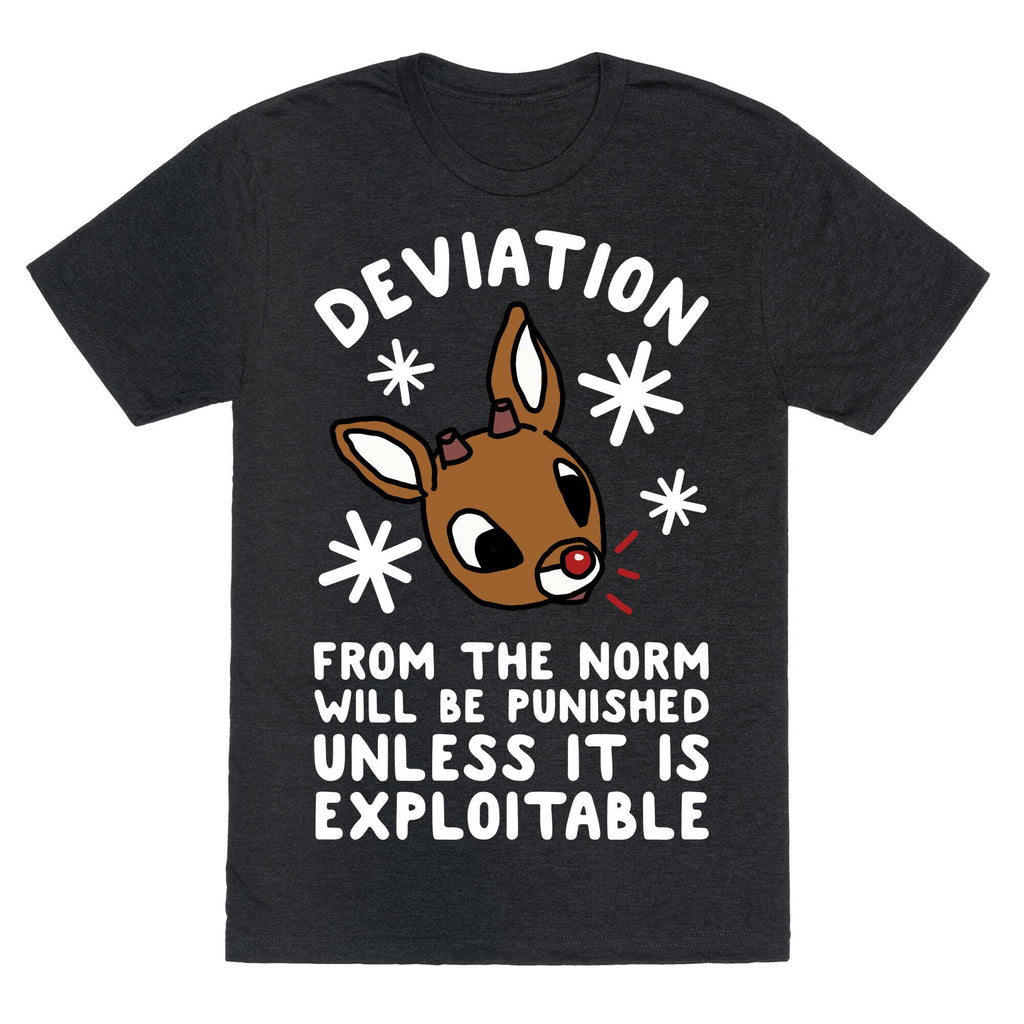 Deviation Rudolf Unisex Triblend Tee Hoodie, Sweatshirt | CoreVibeTees.com (Image 1)