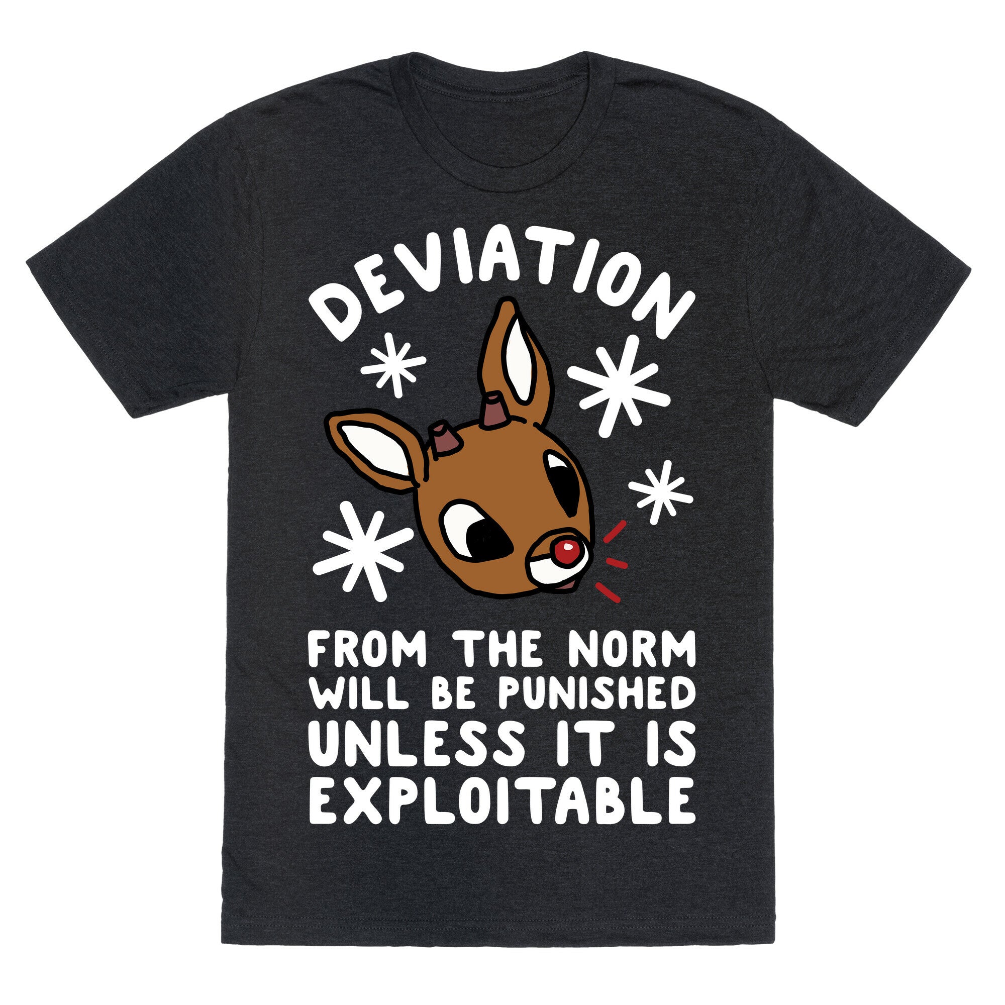 Deviation Rudolf Unisex Triblend Tee Hoodie, Sweatshirt | CoreVibeTees.com (Image 1)