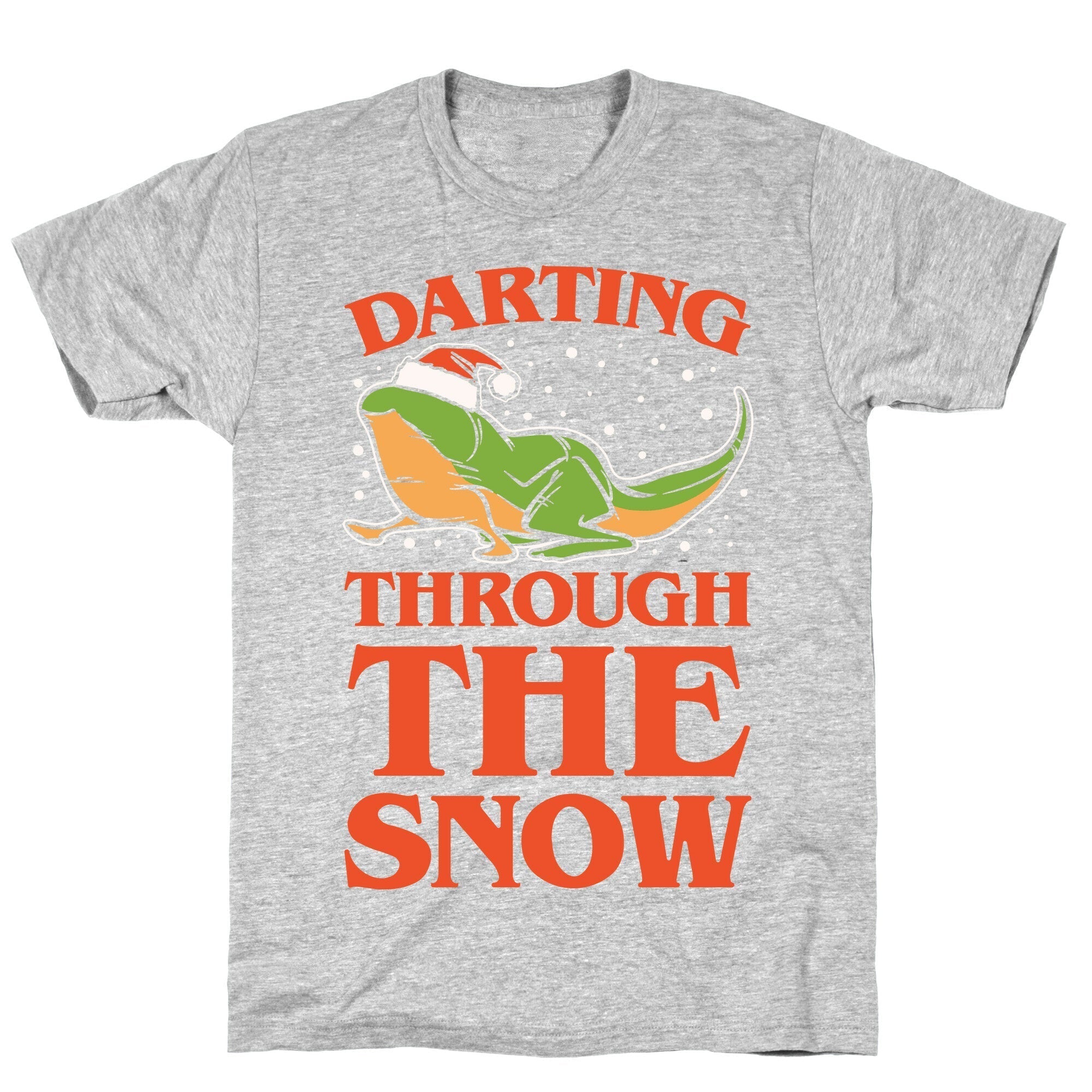 Darting Through The Snow Parody White Print T-Shirt Hoodie, Sweatshirt | CoreVibeTees.com (Image 2)
