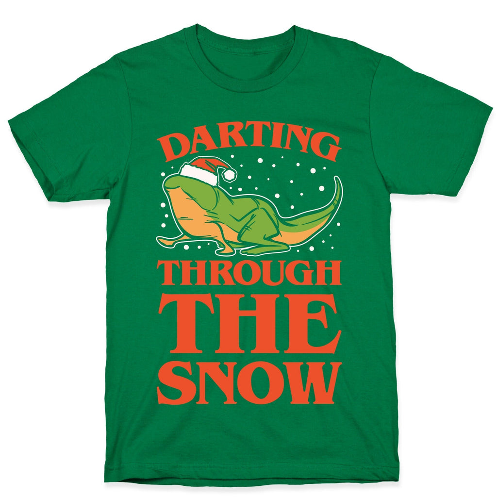 Darting Through The Snow Parody White Print T-Shirt Hoodie, Sweatshirt | CoreVibeTees.com (Image 3)