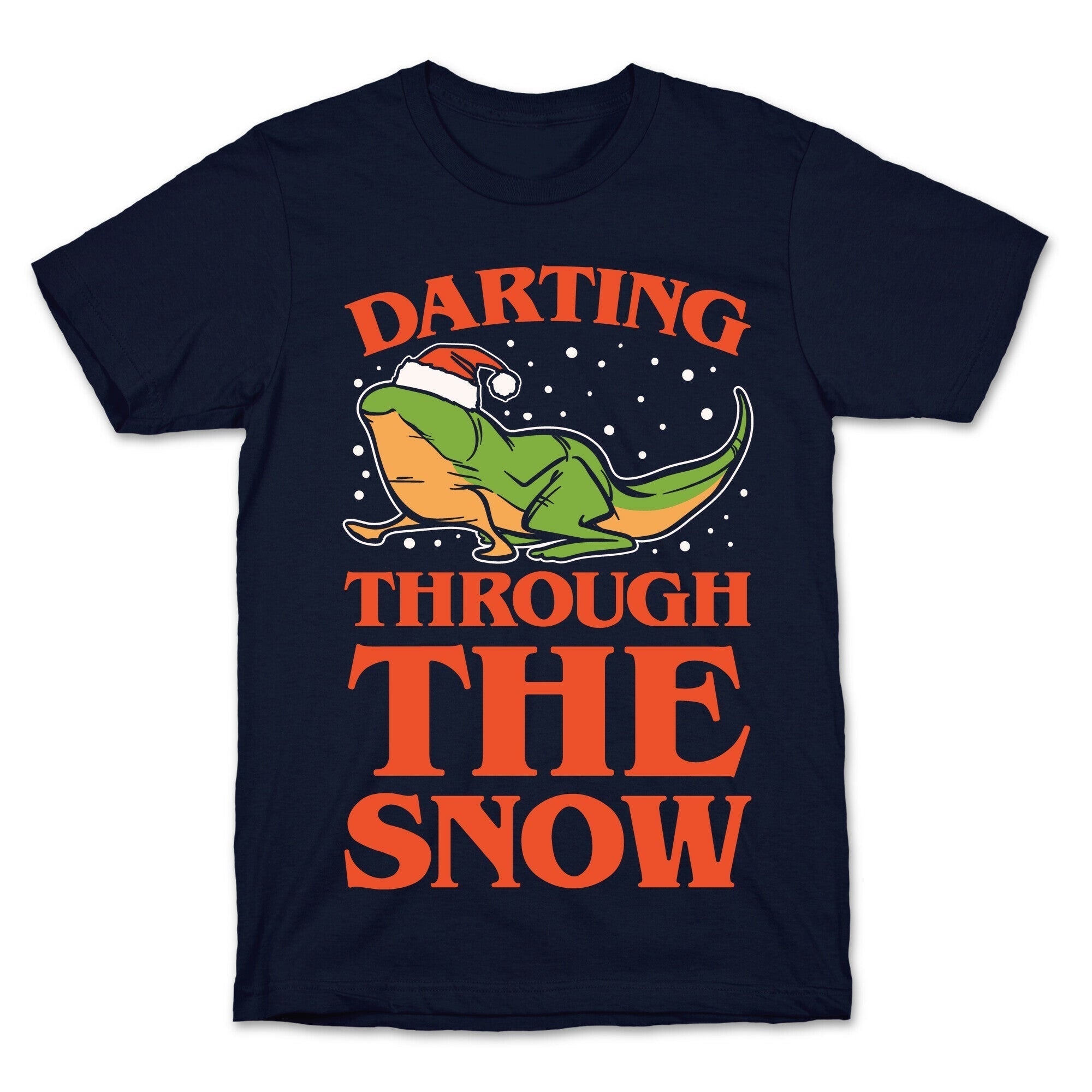 Darting Through The Snow Parody White Print T-Shirt Hoodie, Sweatshirt | CoreVibeTees.com (Image 4)