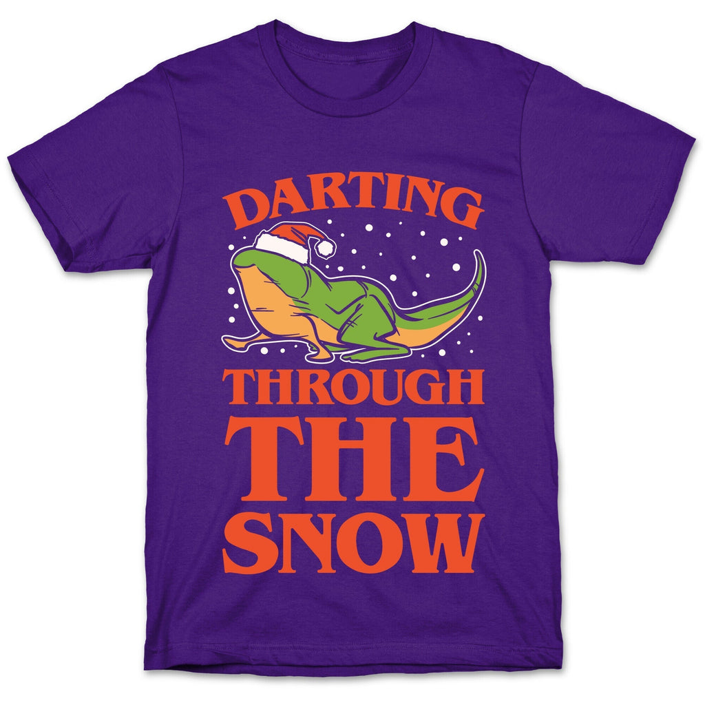 Darting Through The Snow Parody White Print T-Shirt Hoodie, Sweatshirt | CoreVibeTees.com (Image 5)