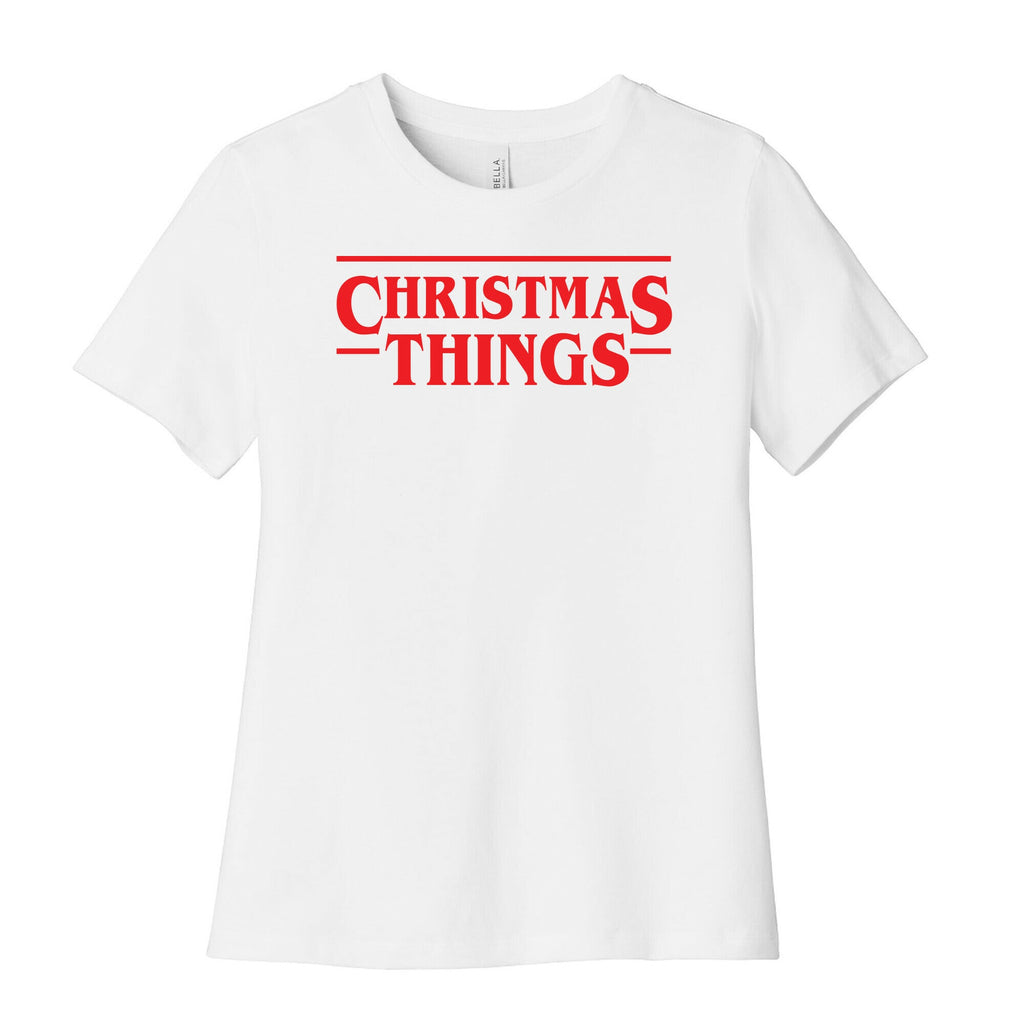 Christmas Things Women's Cotton Tee Hoodie, Sweatshirt | CoreVibeTees.com (Image 1)