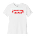 Christmas Things Women's Cotton Tee Hoodie, Sweatshirt | CoreVibeTees.com (Image 1)