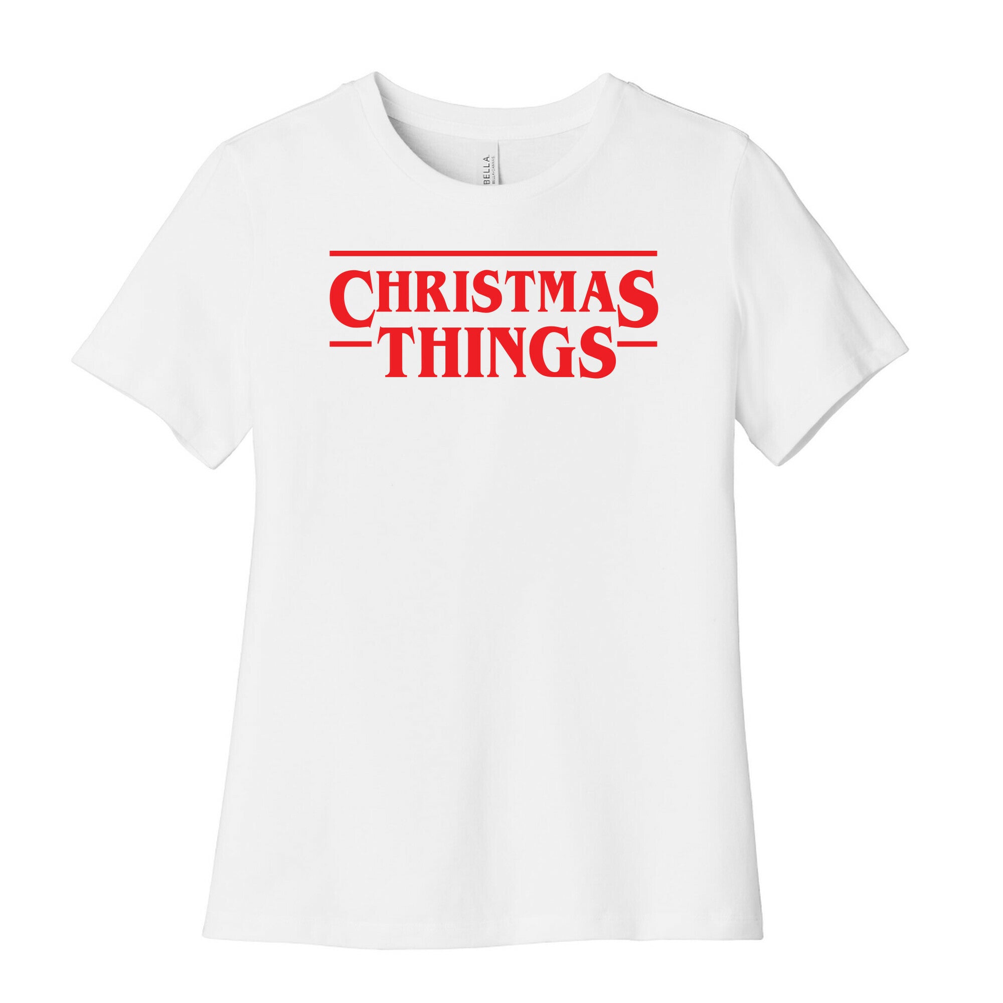 Christmas Things Women's Cotton Tee Hoodie, Sweatshirt | CoreVibeTees.com (Image 1)