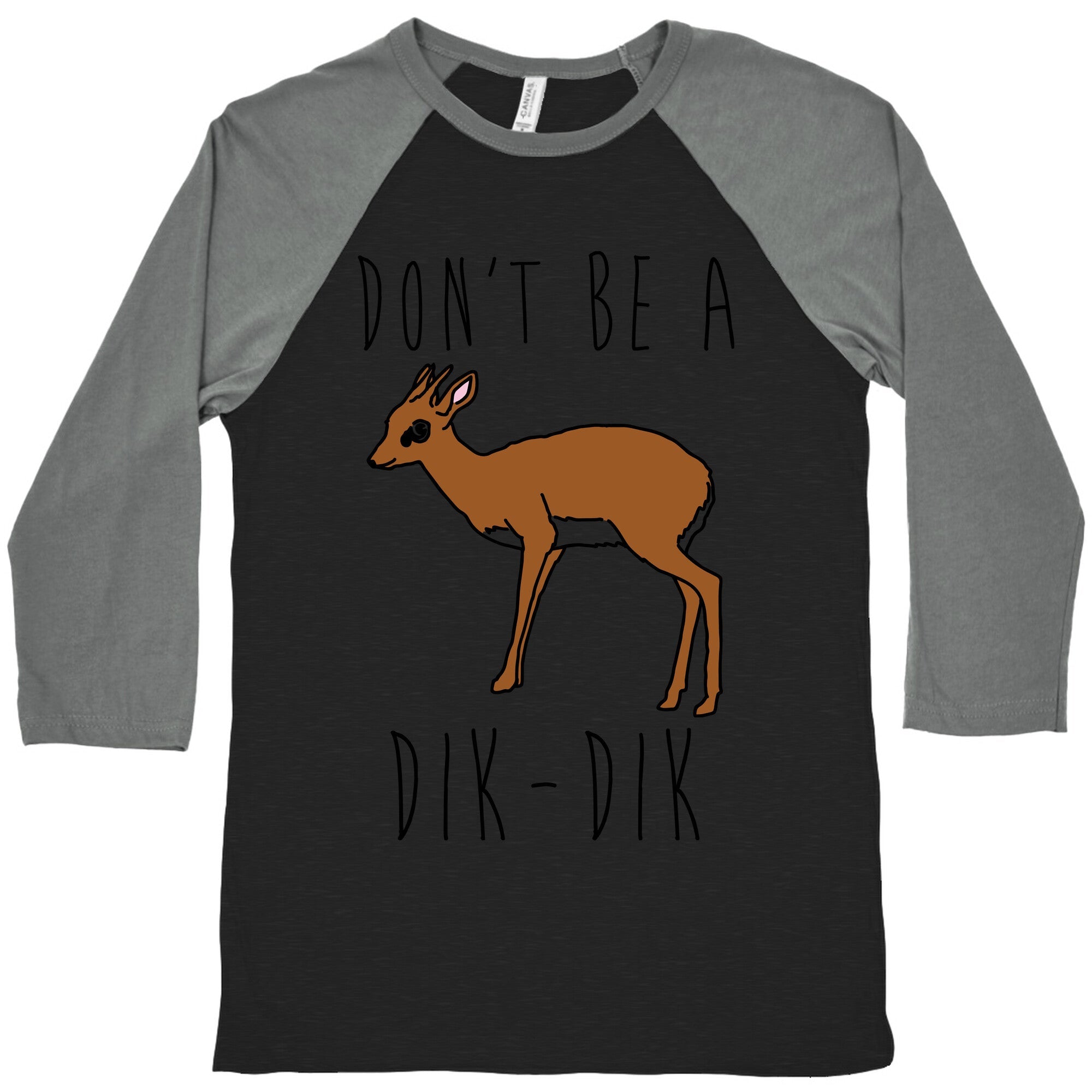 Don't Be A Dik-Dik Baseball Tee Hoodie, Sweatshirt | CoreVibeTees.com (Image 3)