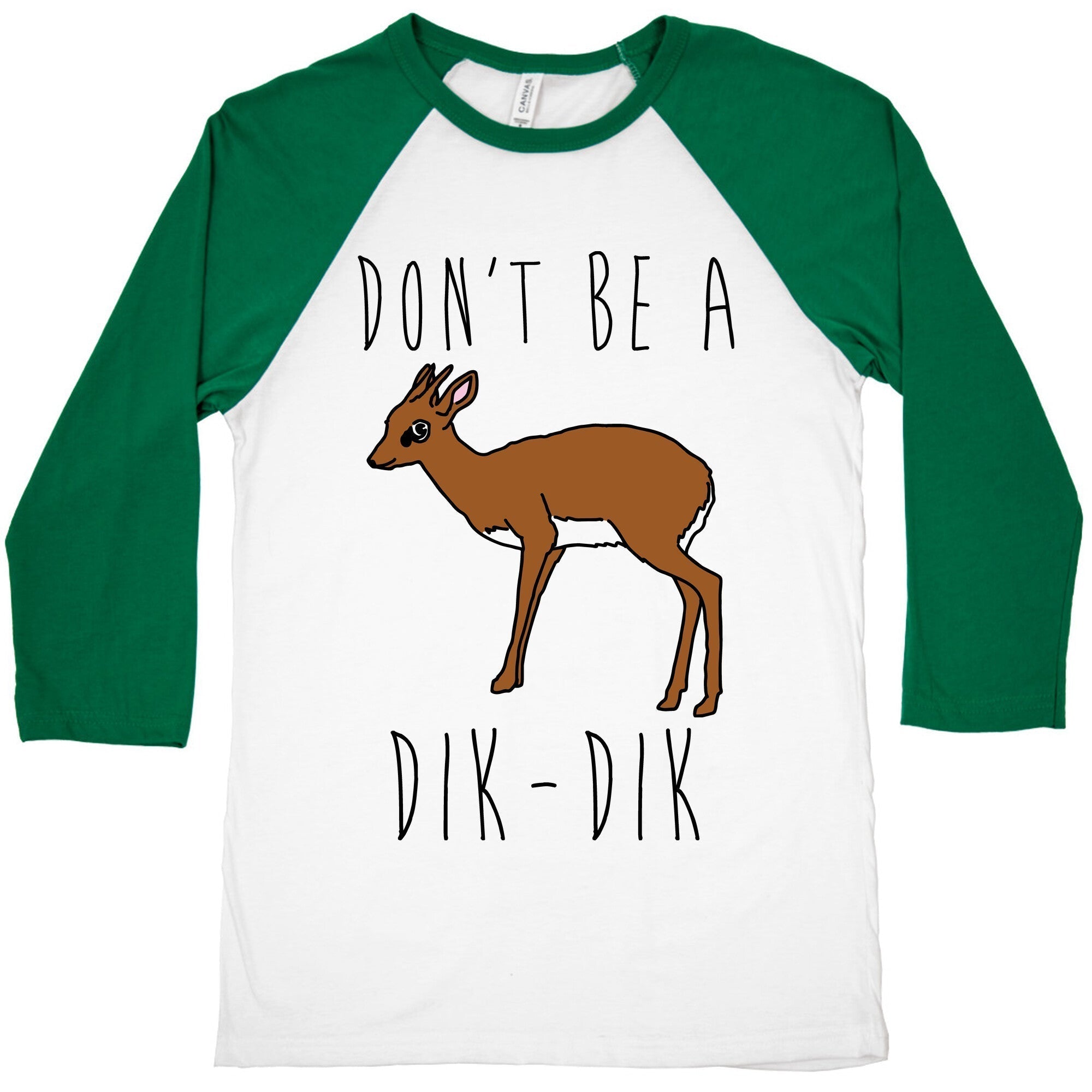 Don't Be A Dik-Dik Baseball Tee Hoodie, Sweatshirt | CoreVibeTees.com (Image 2)