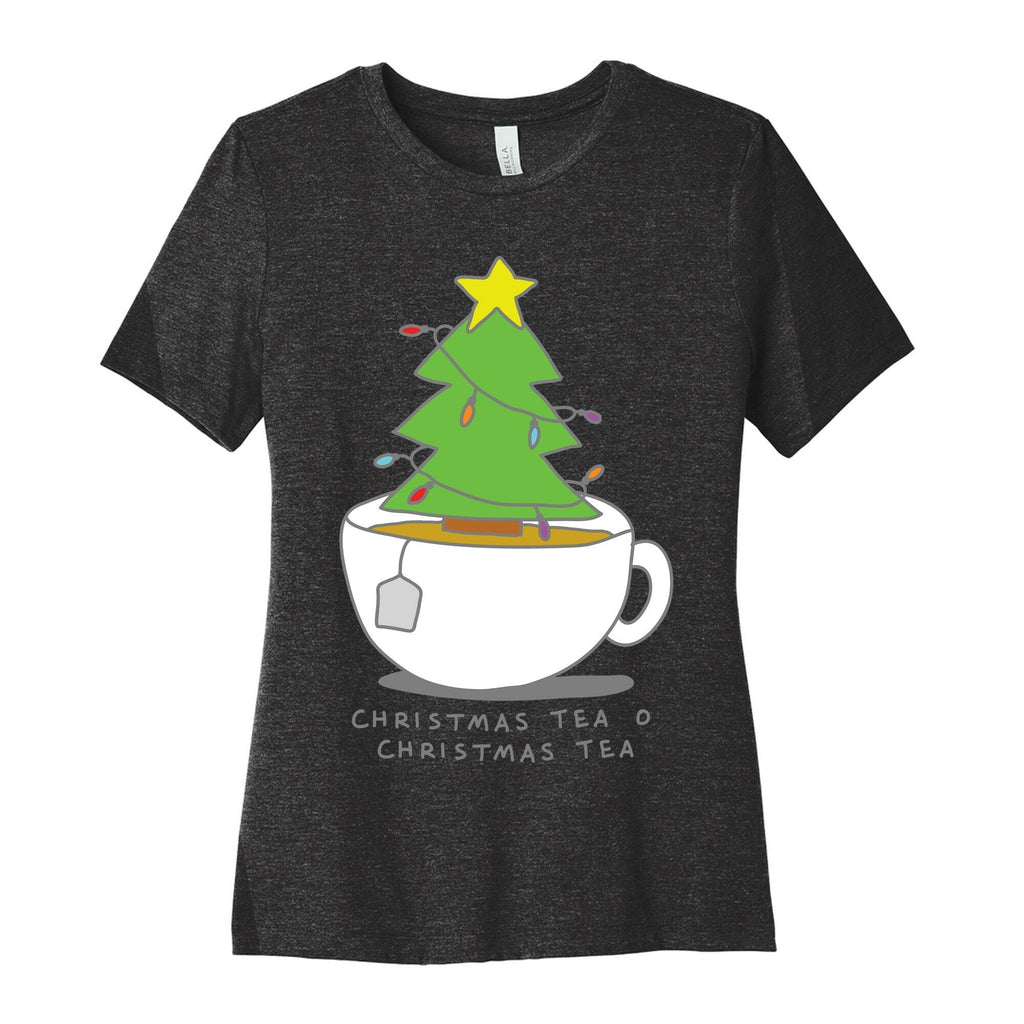 Christmas Tea O Christmas Tea Women's Cotton Tee Hoodie, Sweatshirt | CoreVibeTees.com (Image 1)