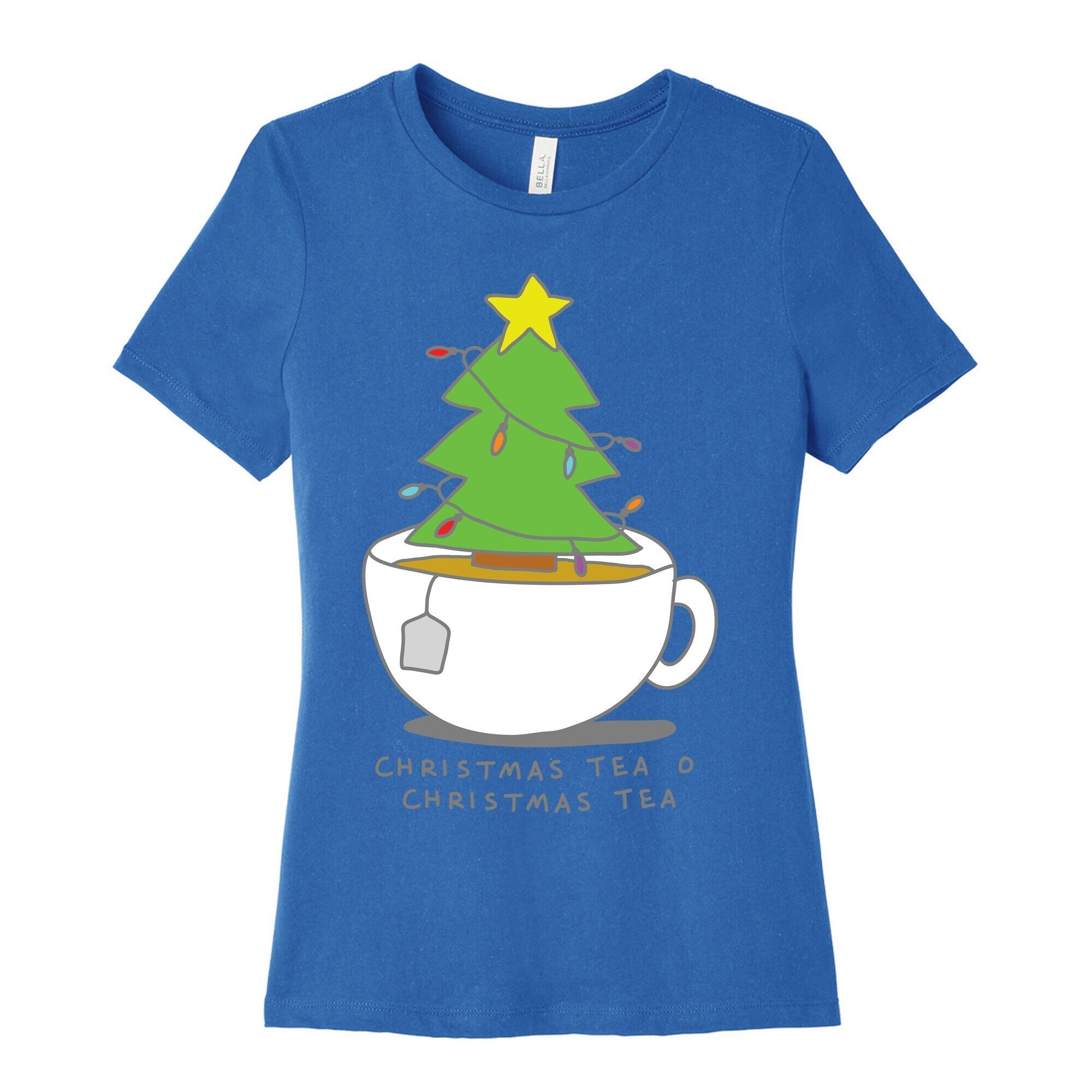 Christmas Tea O Christmas Tea Women's Cotton Tee Hoodie, Sweatshirt | CoreVibeTees.com (Image 3)