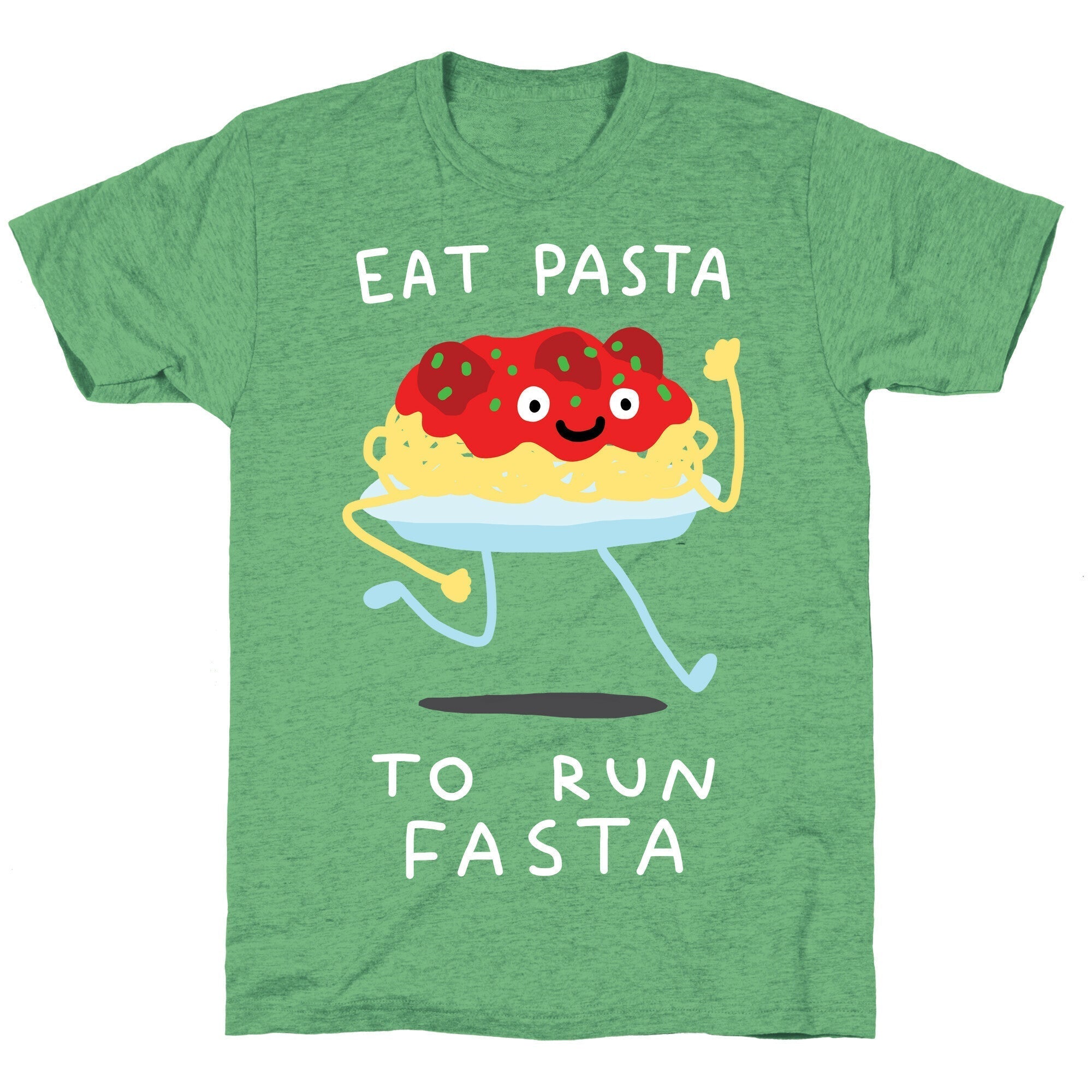 Eat Pasta To Run Fasta Unisex Triblend Tee Hoodie, Sweatshirt | CoreVibeTees.com (Image 2)
