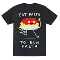 Eat Pasta To Run Fasta Unisex Triblend Tee Hoodie, Sweatshirt | CoreVibeTees.com (Image 1)